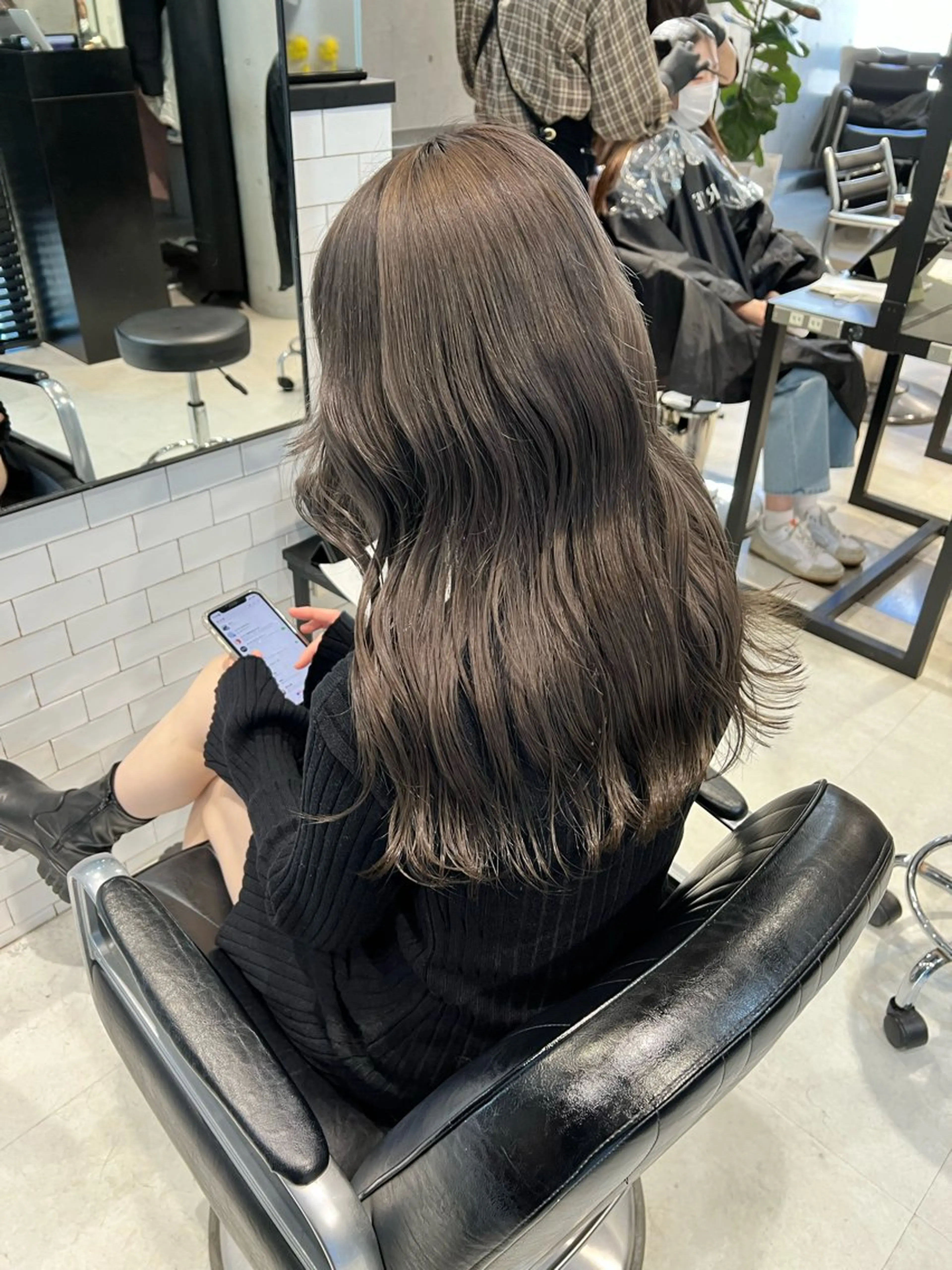 セミロング カラー カット ヘアカラー トリートメント 透明感/艶カラー 🌿KANTAのヘアスタイル