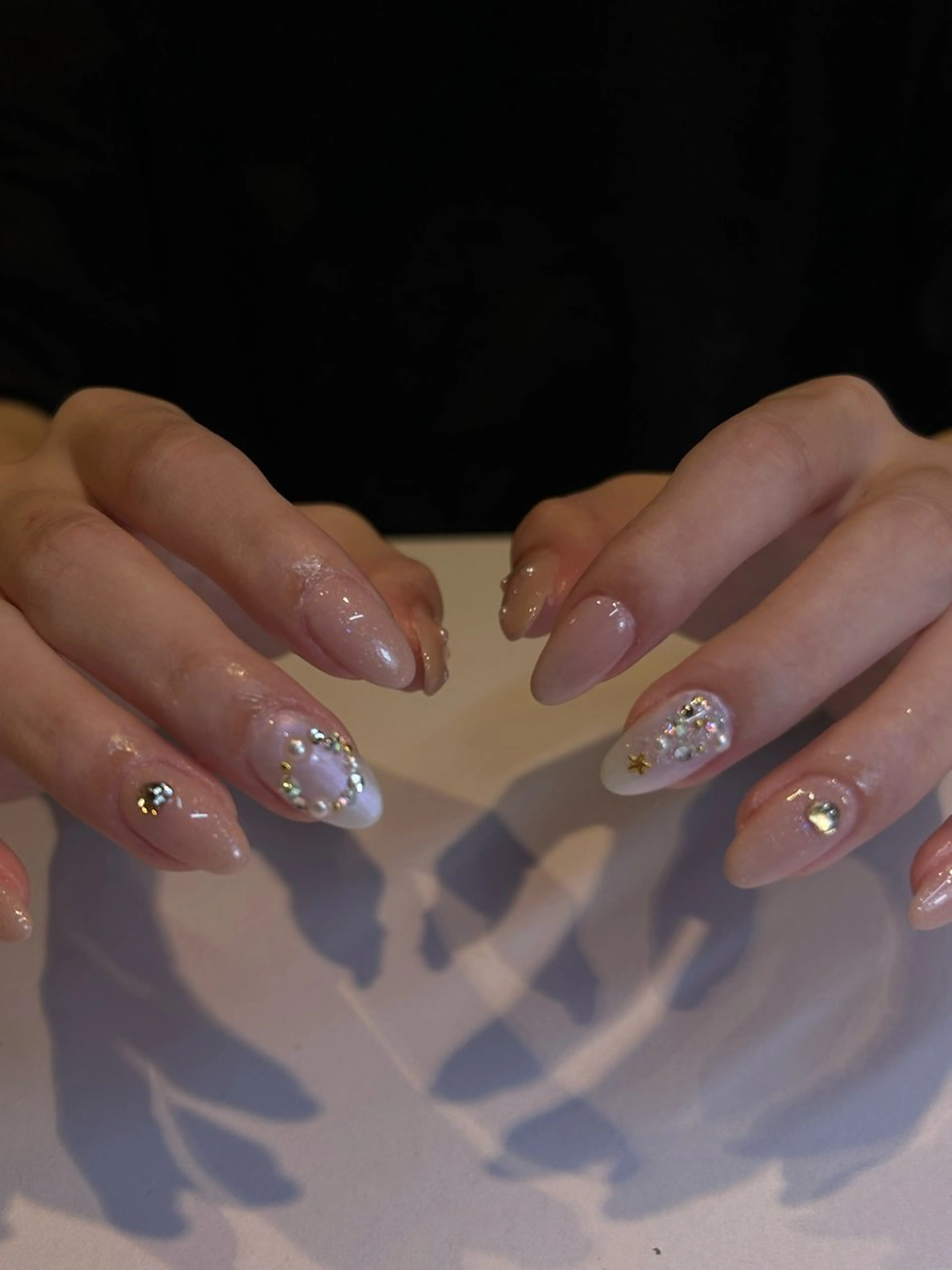 ネイル アートネイル ハート Zen Neo 🪸YUKINE🪸のネイルデザイン