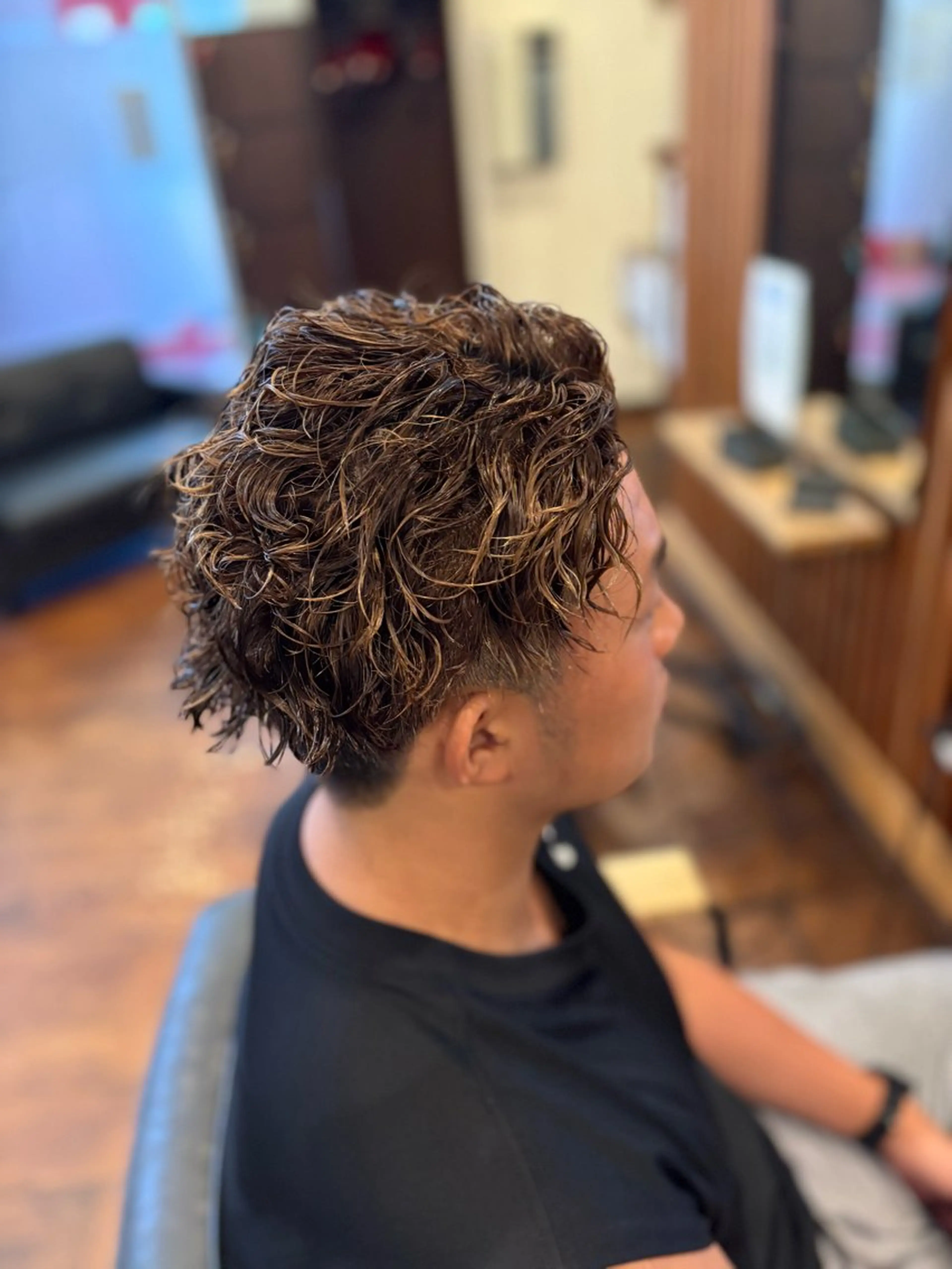 ショート パーマ ツイストスパイラルパーマ スパイラルパーマ Li L'西宮所属・ドンキ西宮のサロン★ リョウのヘアスタイル