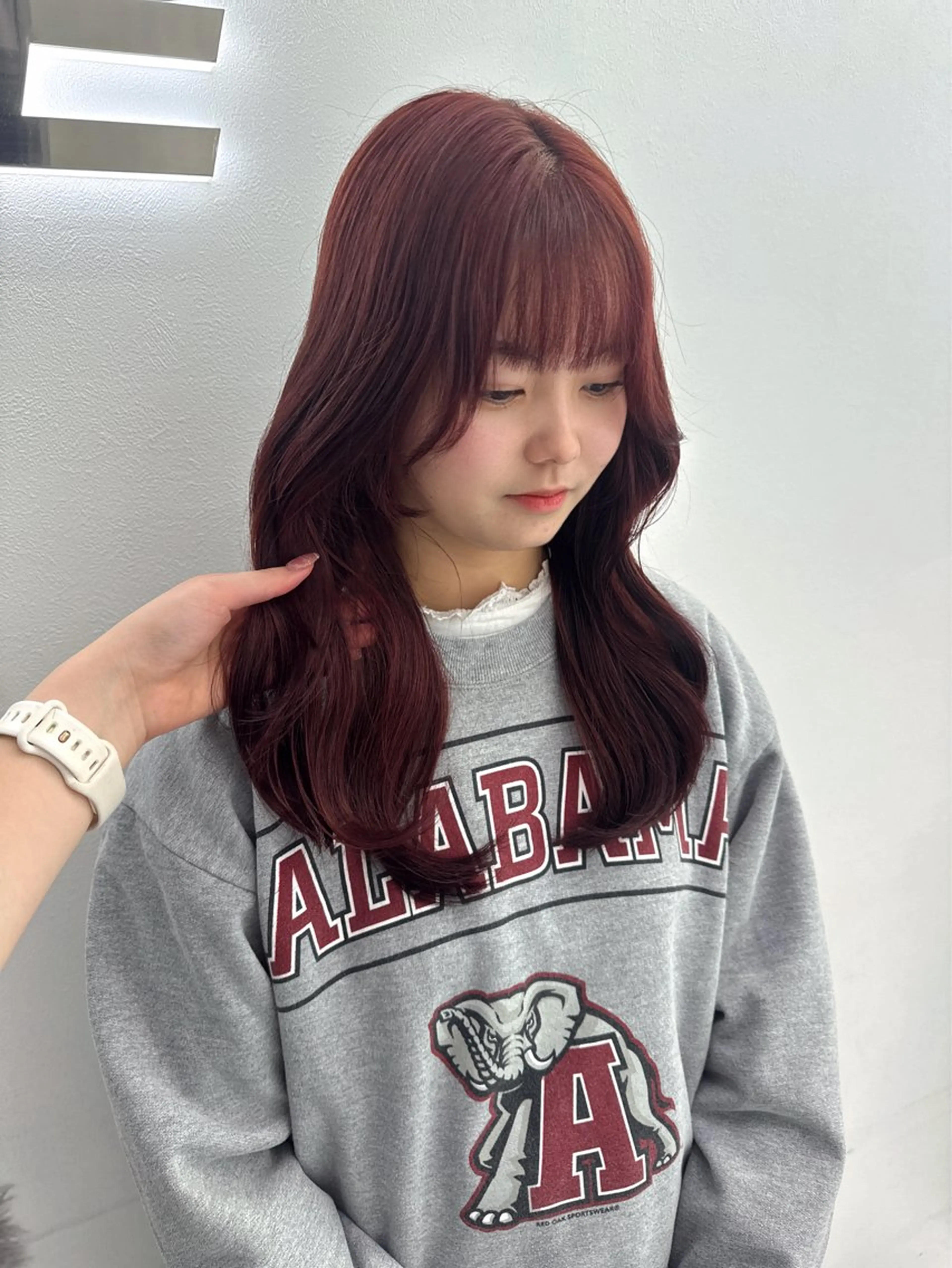 セミロング カラー 🎀愛されgirly ヘア🫧Ayakaのヘアスタイル