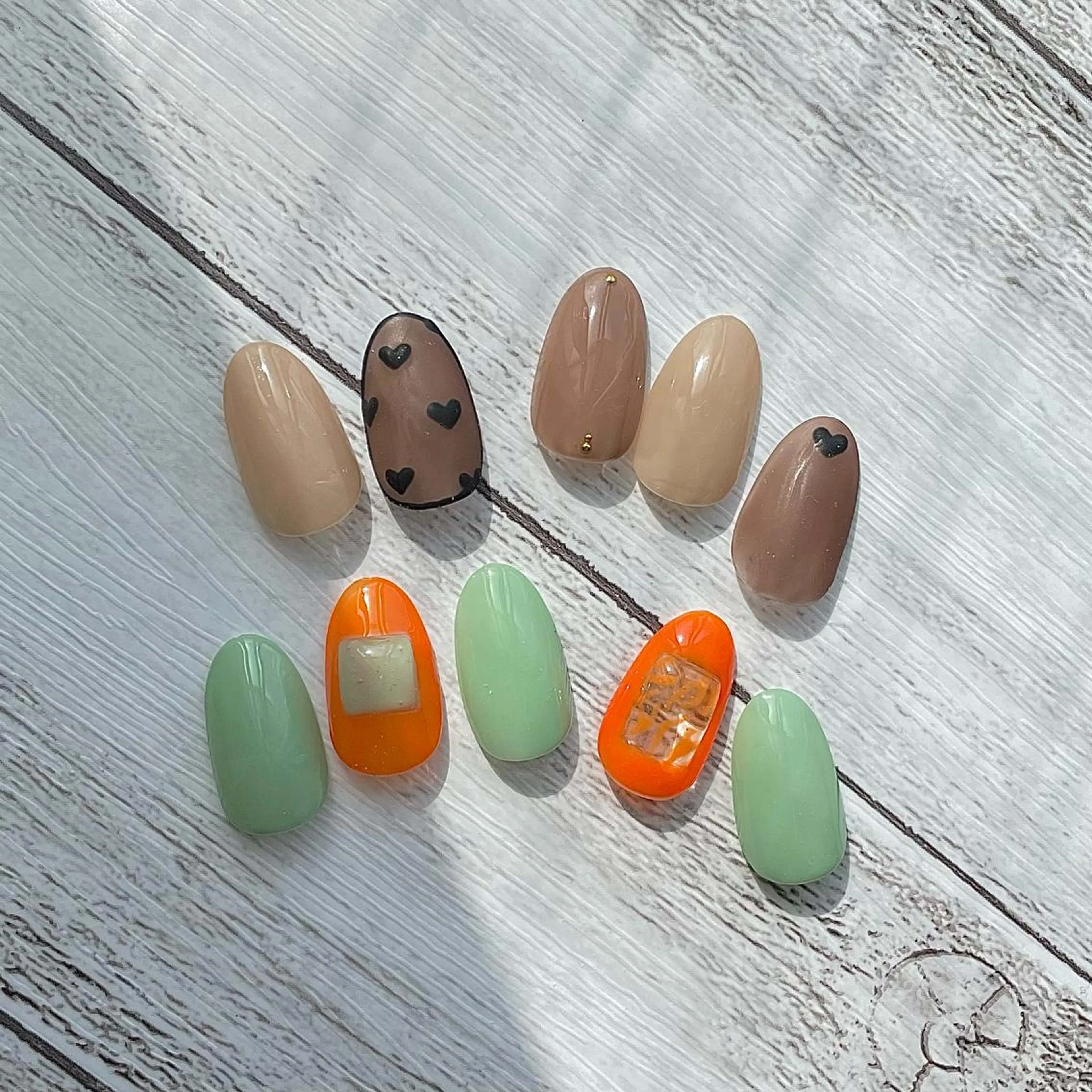 ネイル ハンドネイル Nailsalon BLOOM🌷 山崎のネイルデザイン