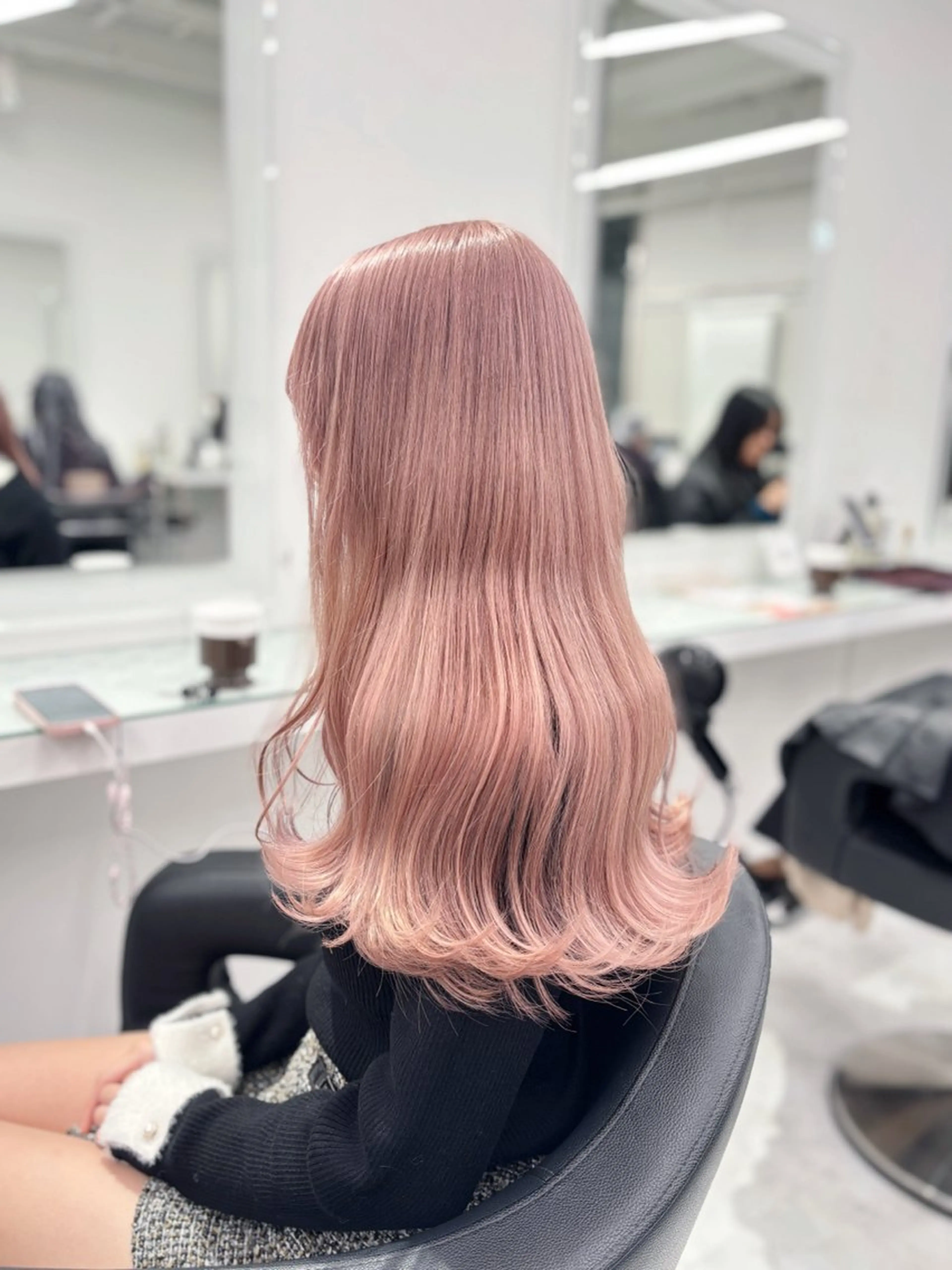 ロング カラー ヘアカラー トリートメント 💖ミルクティー💖 あかり💖のヘアスタイル