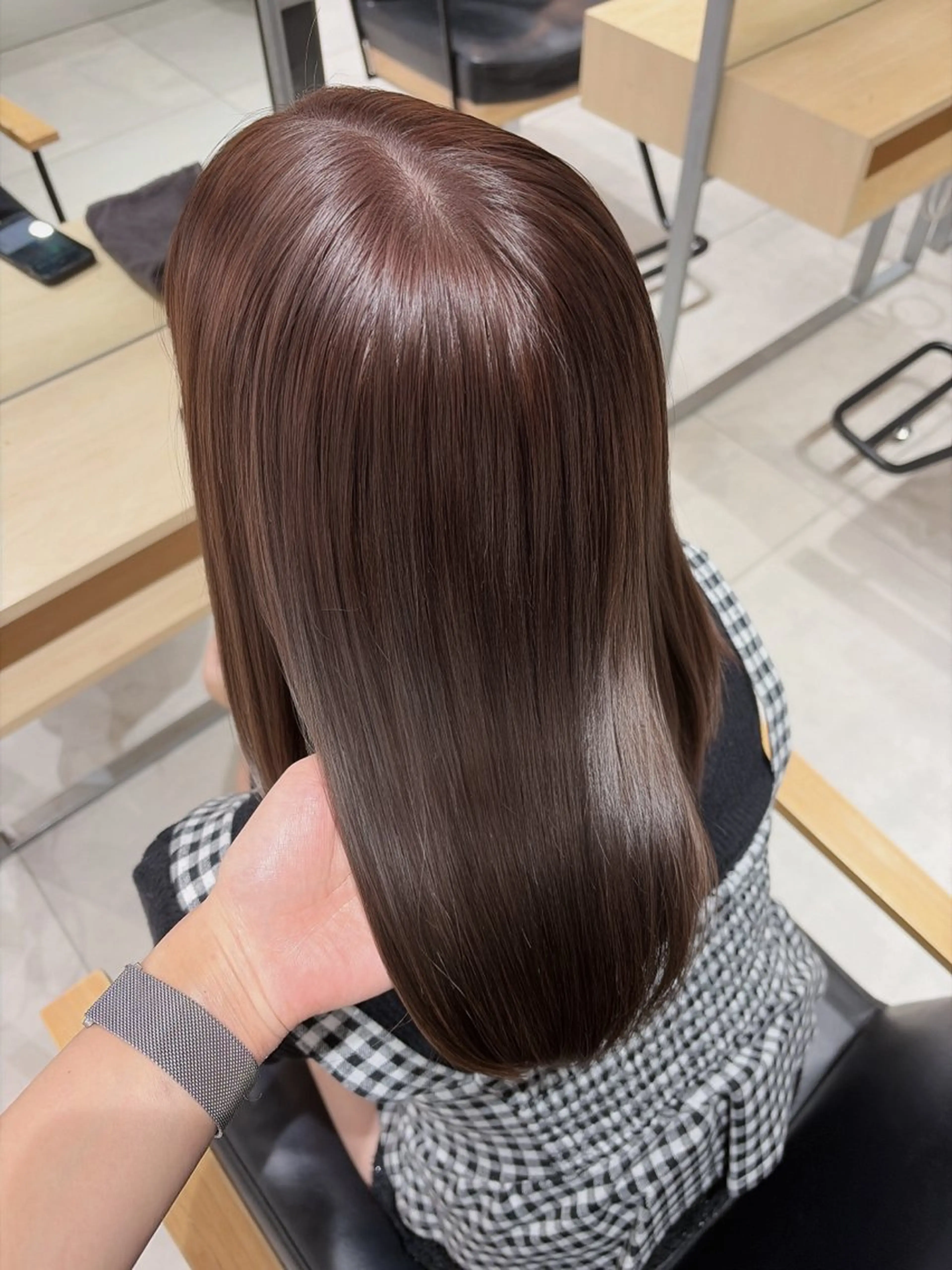 カラー ヘアカラー トリートメント ヘッドスパ ヘアセット 透明感/グレージュ/ ベージュ/るな🪽のヘアスタイル