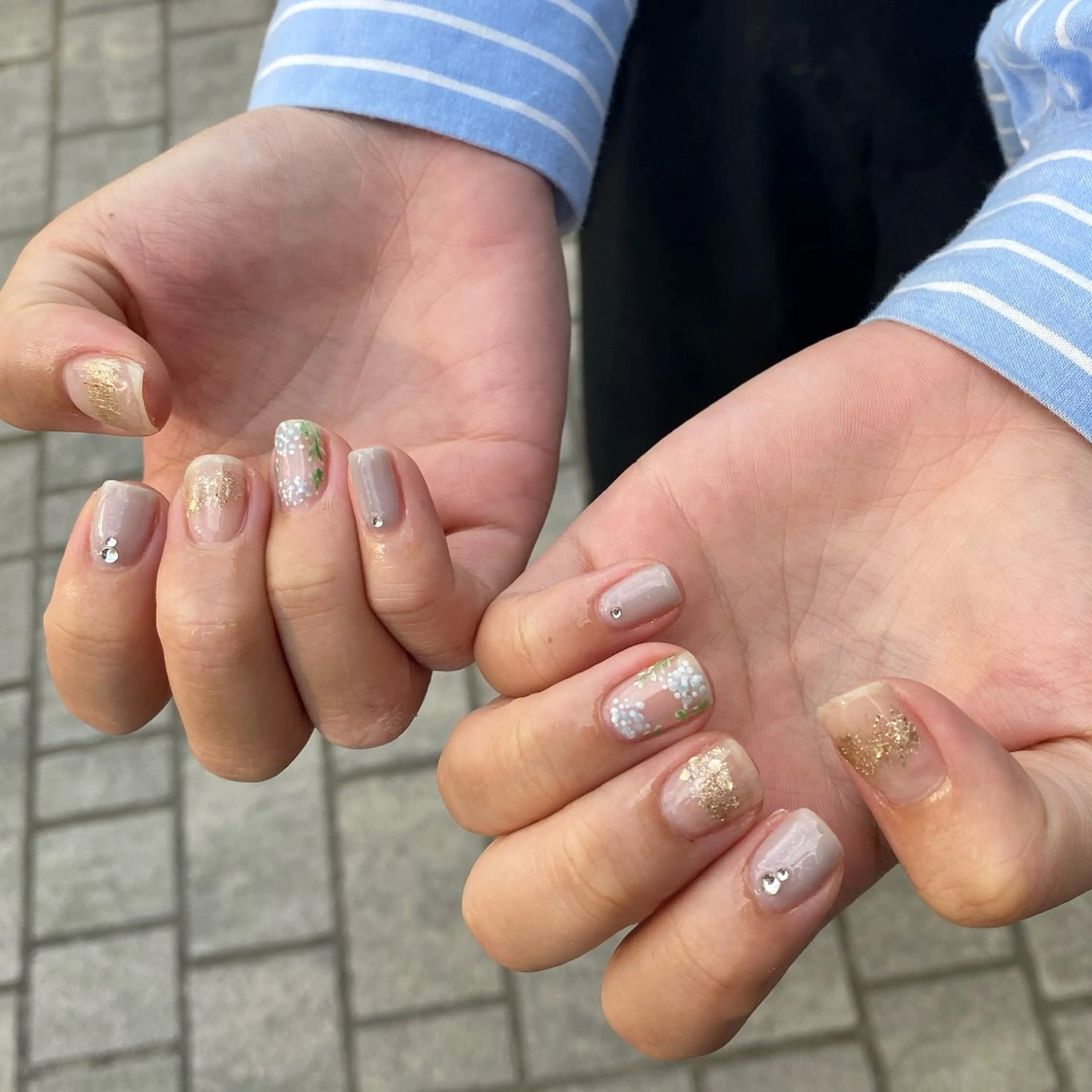 ネイル メンズネイル ワンカラーネイル リボン ワンホンネイル studio tam 髙橋彩夏のネイルデザイン