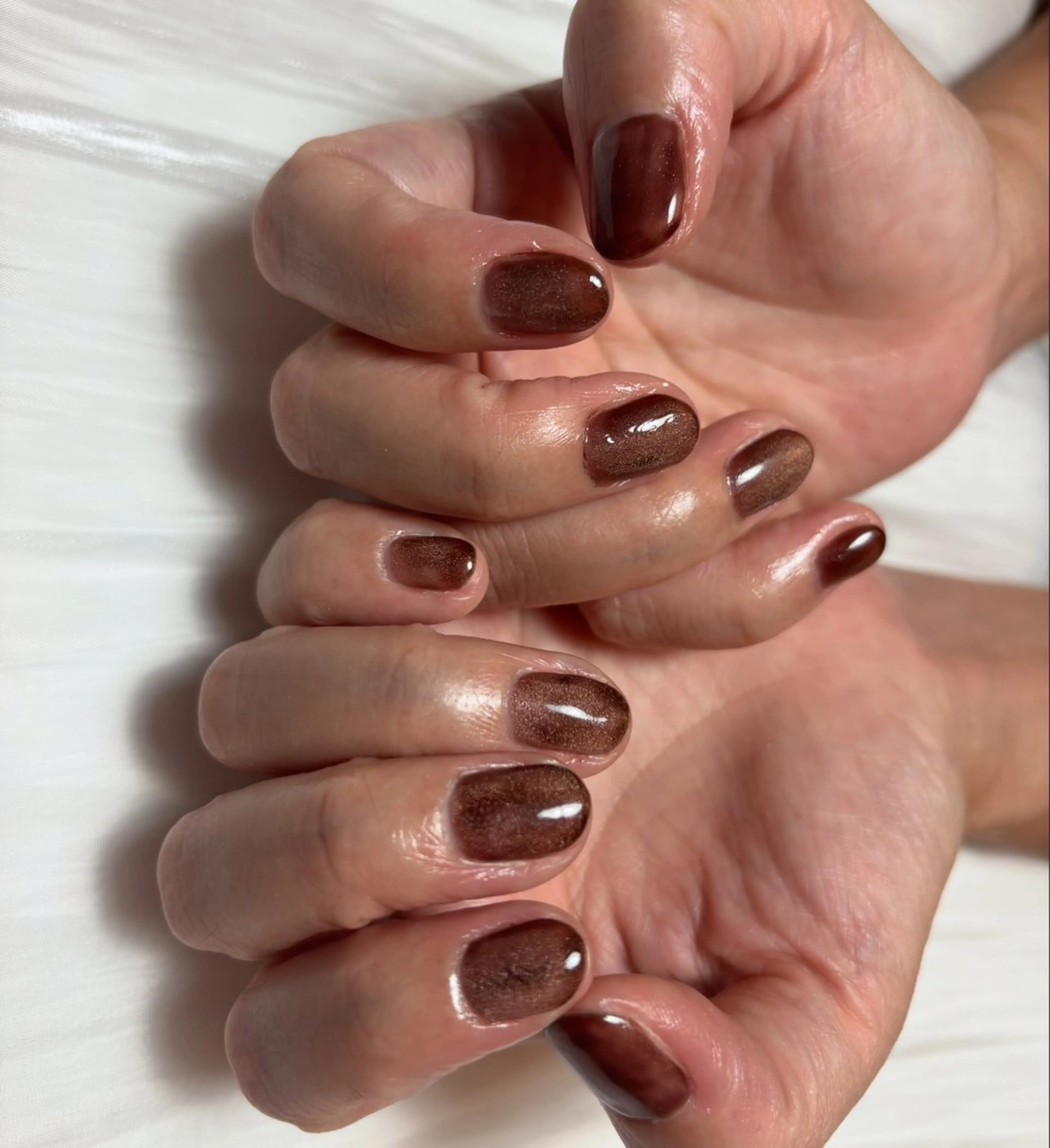 ネイル ブラウン nail chiiのネイルデザイン