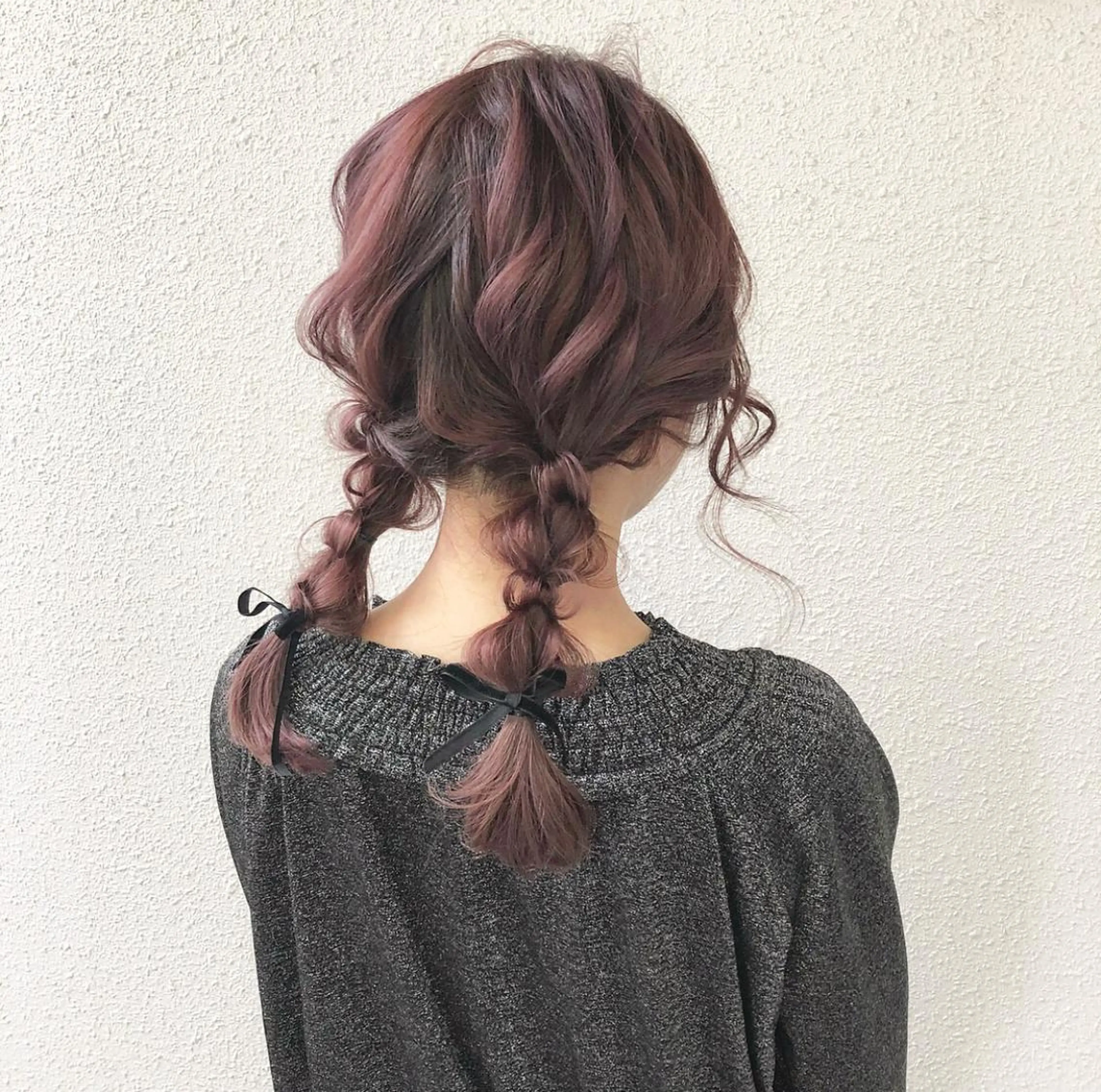 セミロング カラー ヘアアレンジ ブルーカラー ピンクカラー カット ヘアカラー トリートメント autre所属・大久保 ひでなりのヘアスタイル