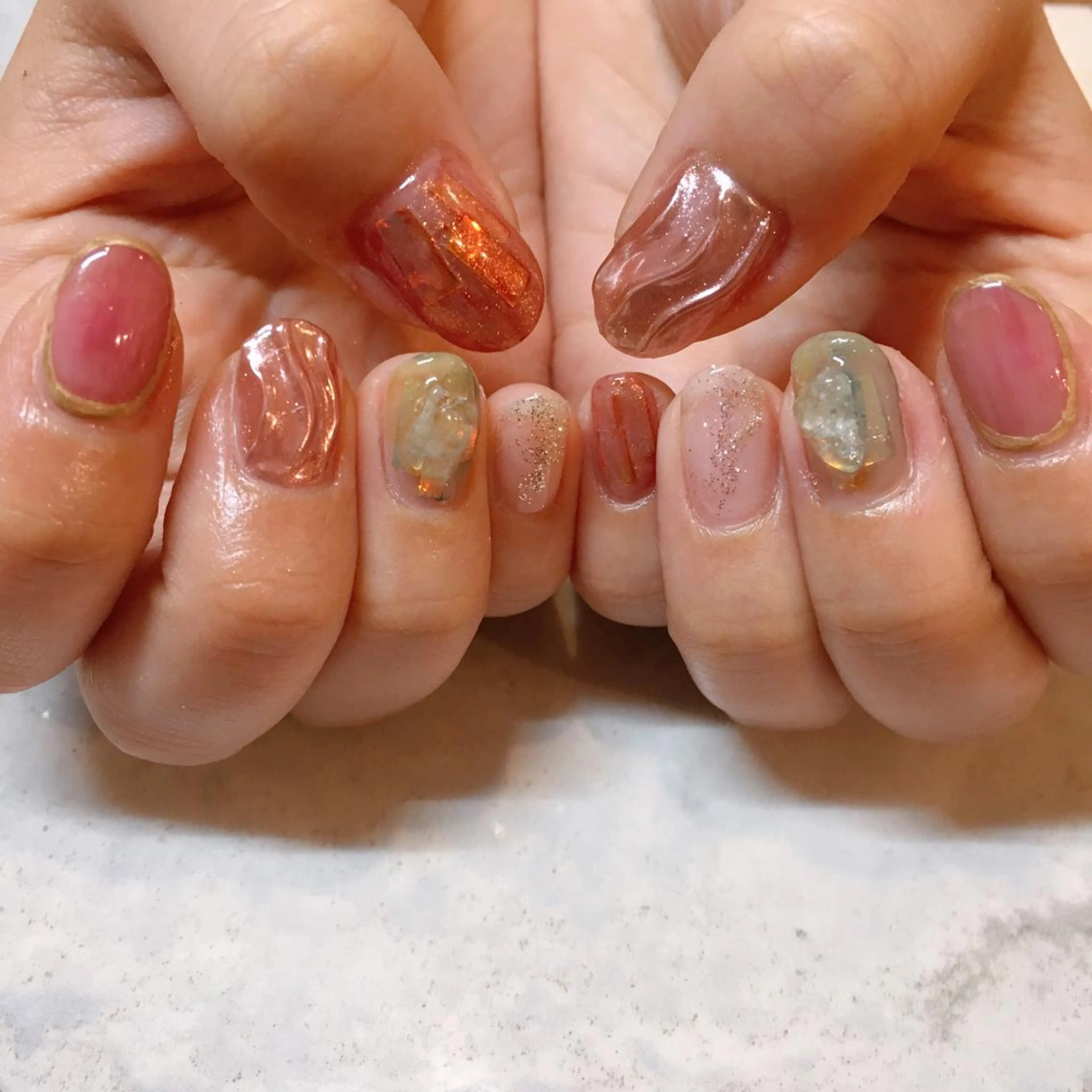 ネイル 持ち込み M O M Oのネイルデザイン