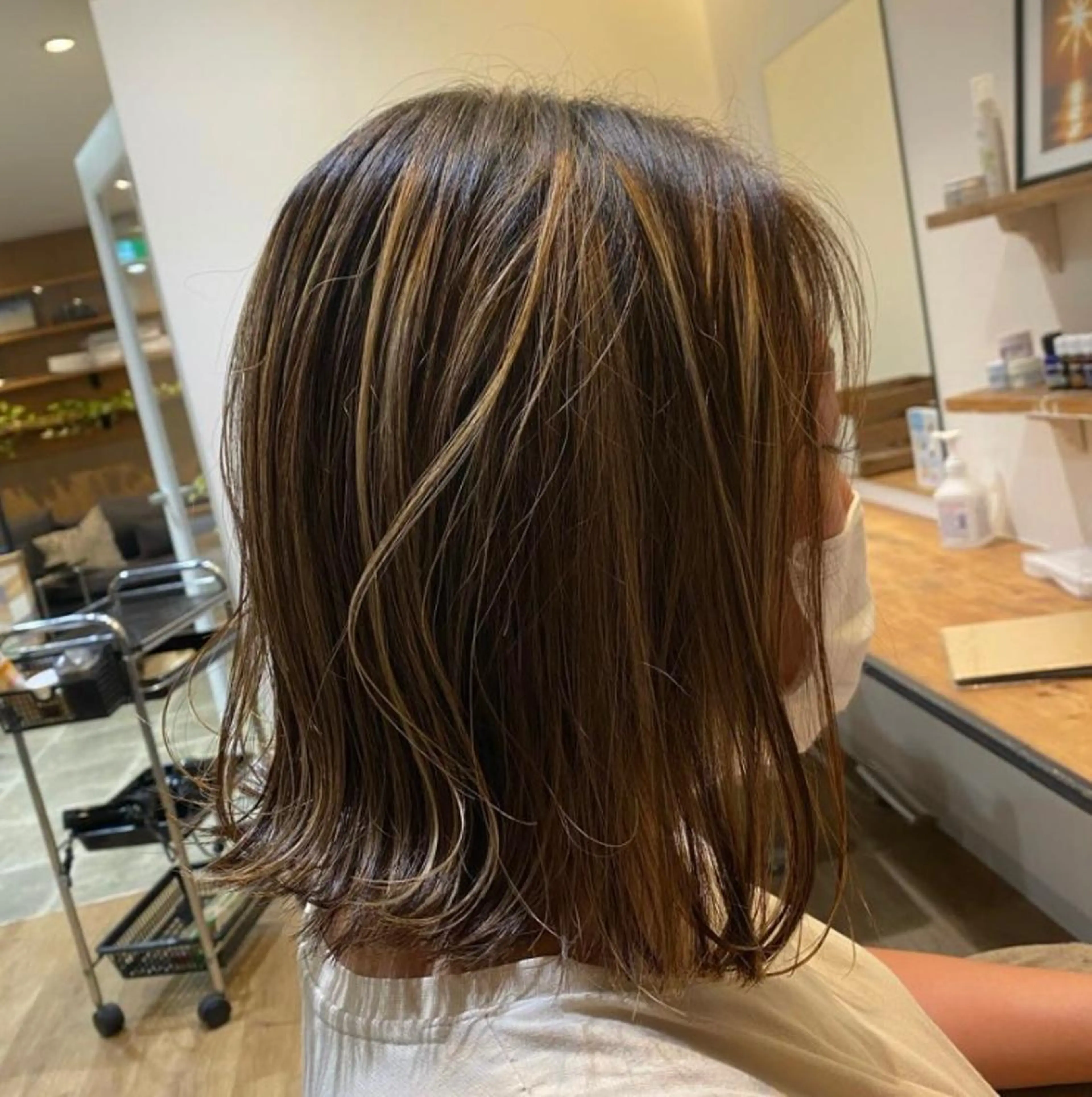 ミディアム 佐藤 裕史のヘアスタイル