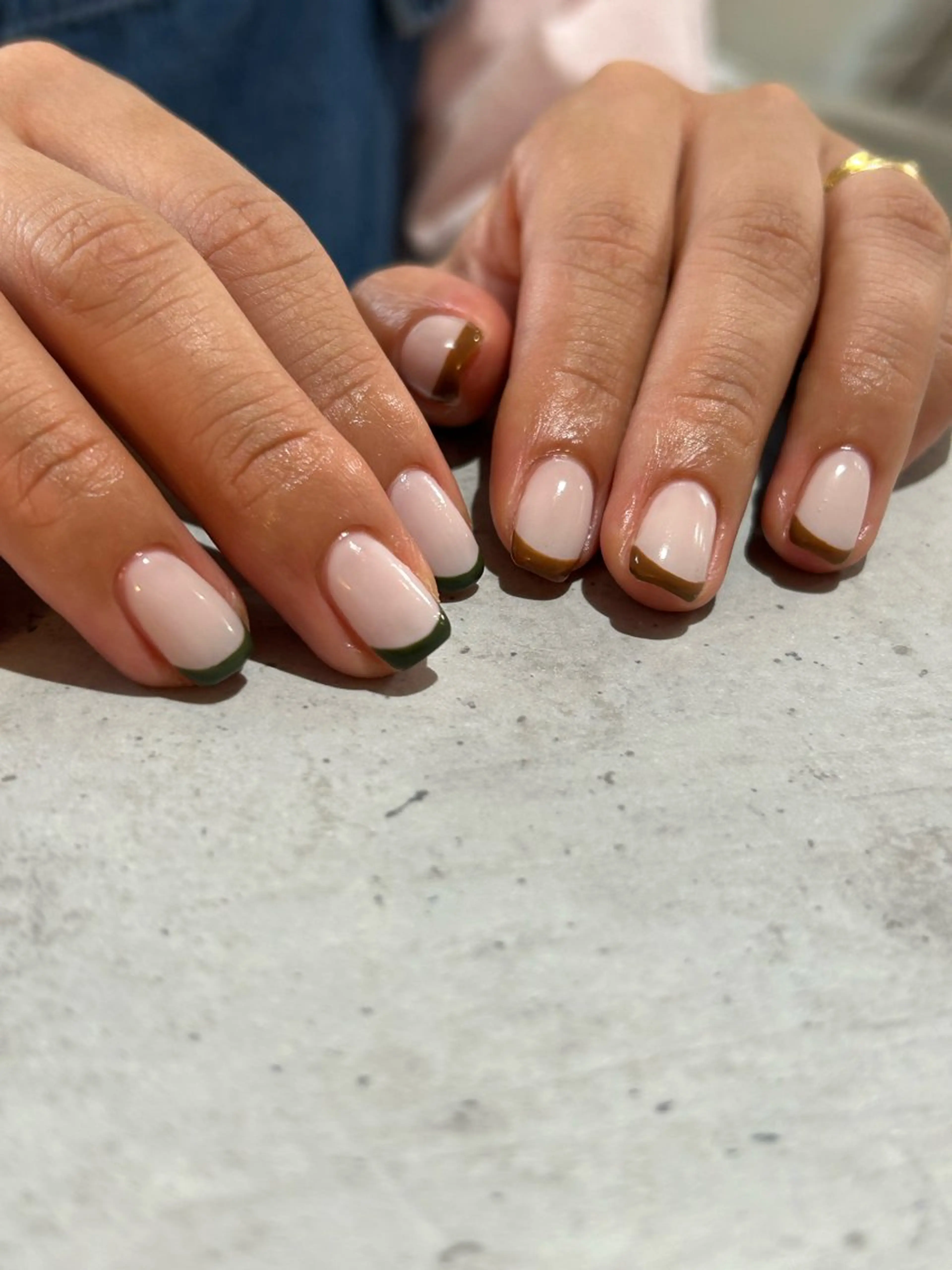 [オフ無し]フレンチネイル💅の写真