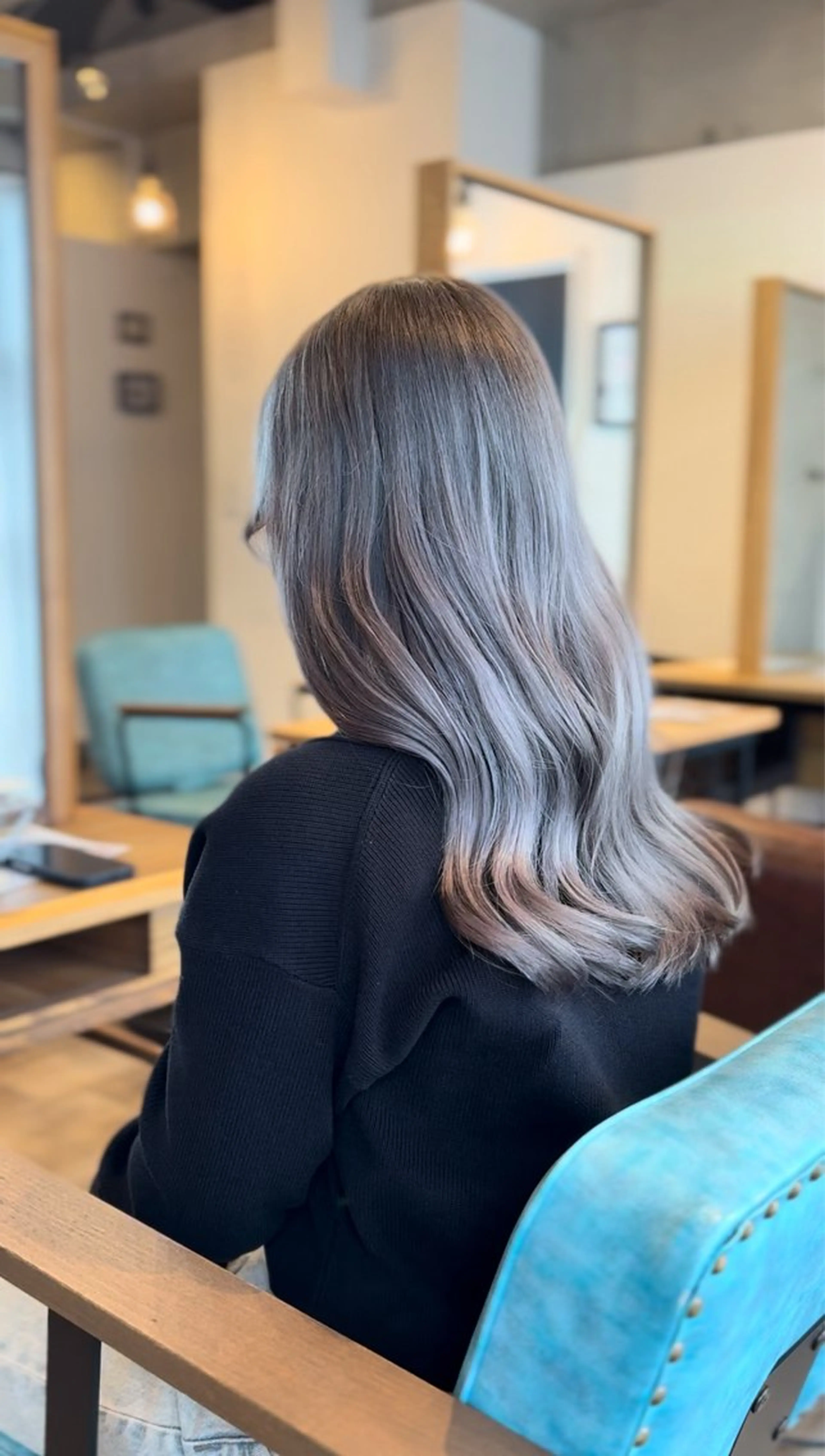 ロング カラー カット ヘアカラー トリートメント Liere YUMAのヘアスタイル