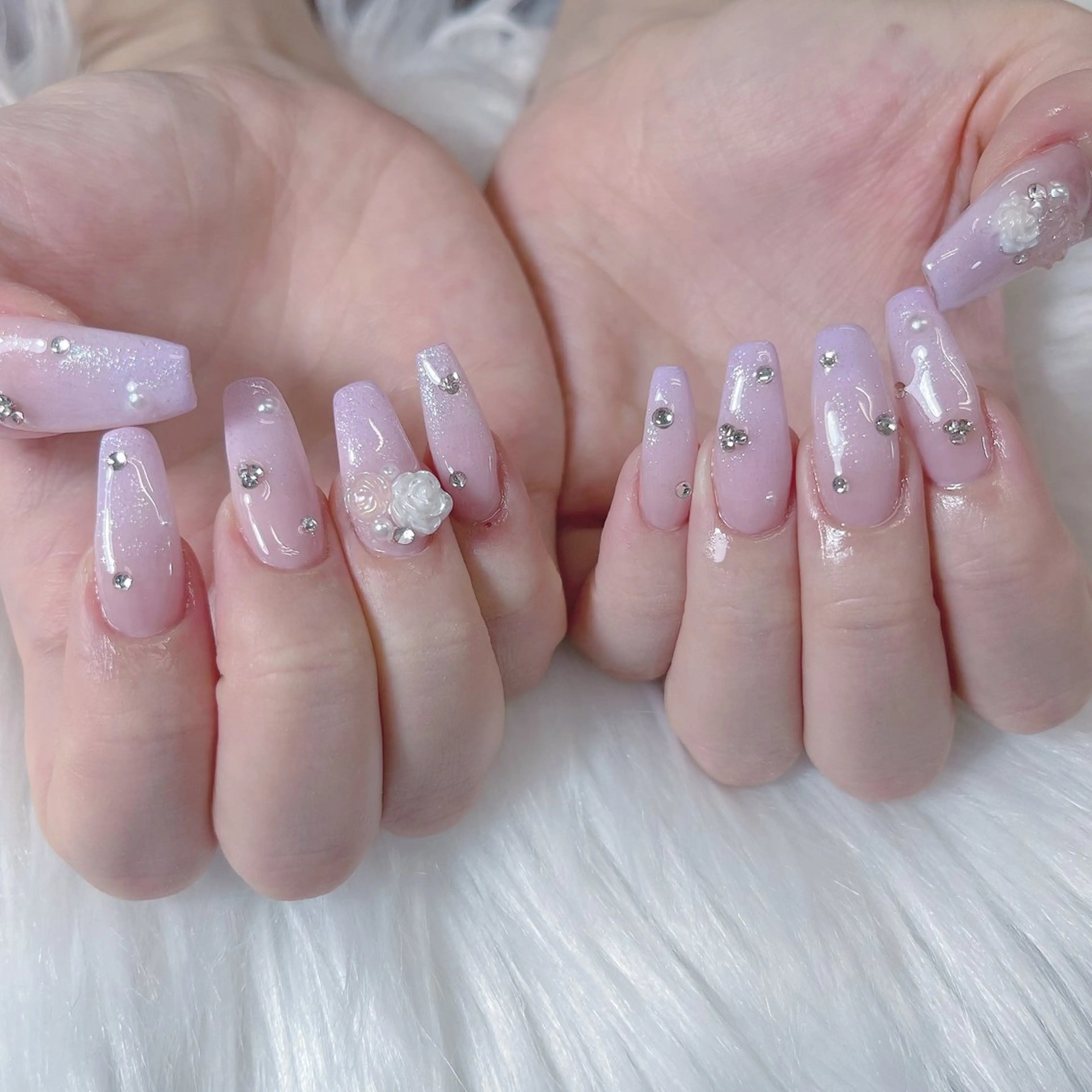 ネイル ハンドネイル Maya 🧊🫧‪のネイルデザイン