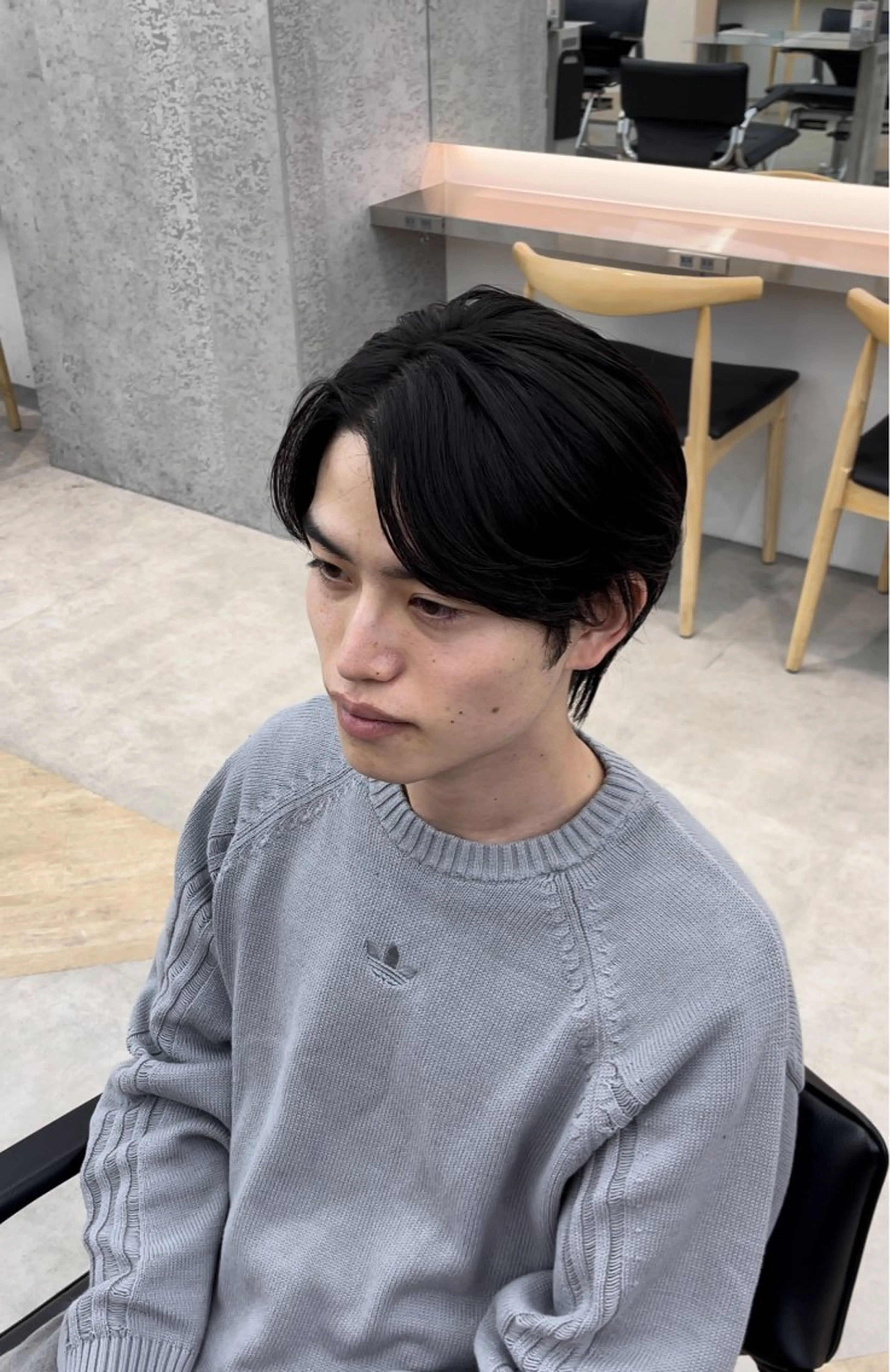 ショート カラー パーマ メンズ キッズ メンズパーマ 縮毛矯正 ニュアンスパーマ ストレートパーマ 栄💗メンズパーマ| ハイトーン|haruのヘアスタイル