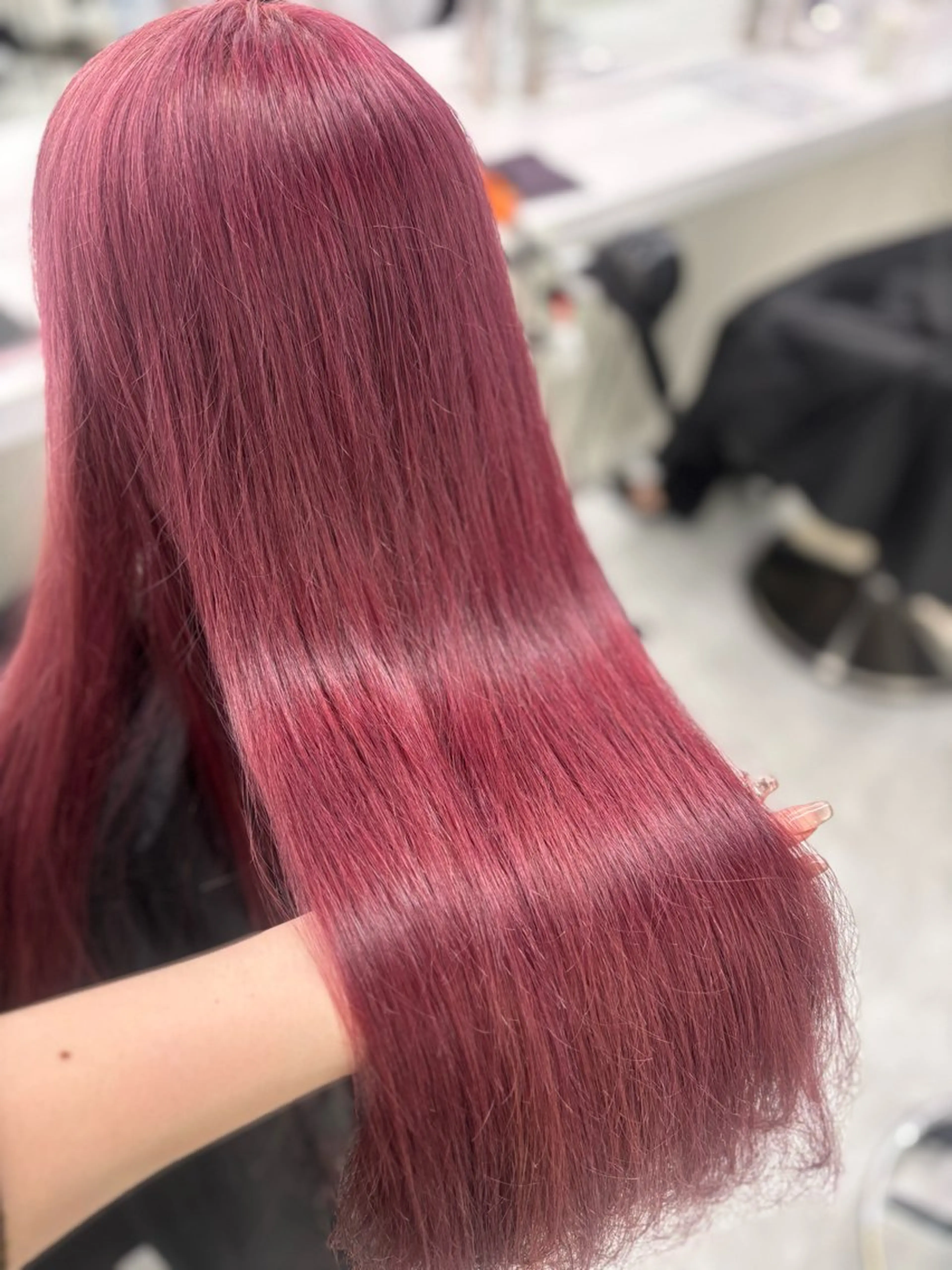 ロング ヘアカラー 渋谷🥇wカラー 特化美容師のヘアスタイル