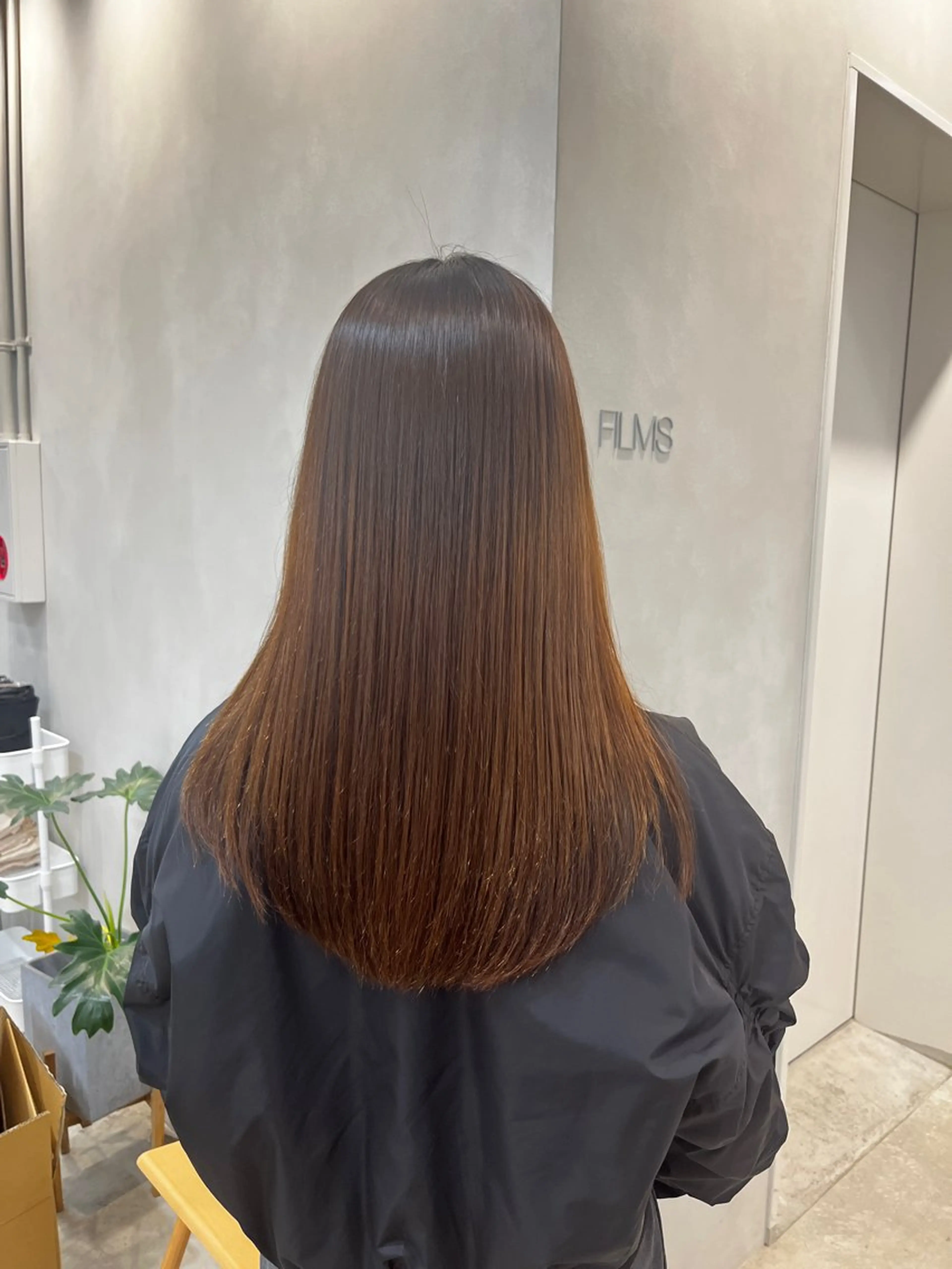 ロング 縮毛矯正 本田 聖のヘアスタイル