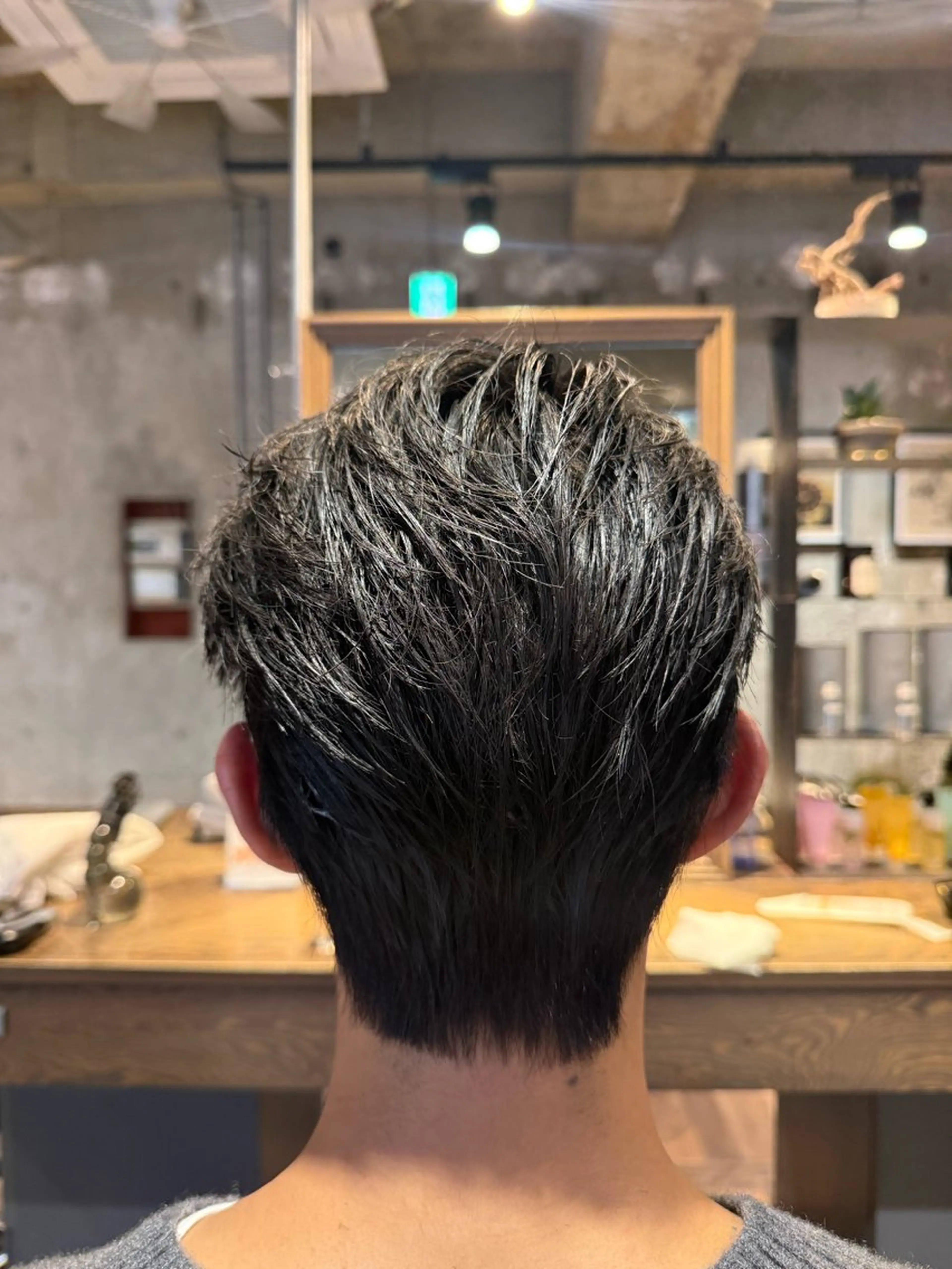 ショート パーマ メンズ ダウンパーマ メンズパーマ ニュアンスパーマ カット パーマ 縮毛矯正 メンズ/佐藤 恒輝のヘアスタイル