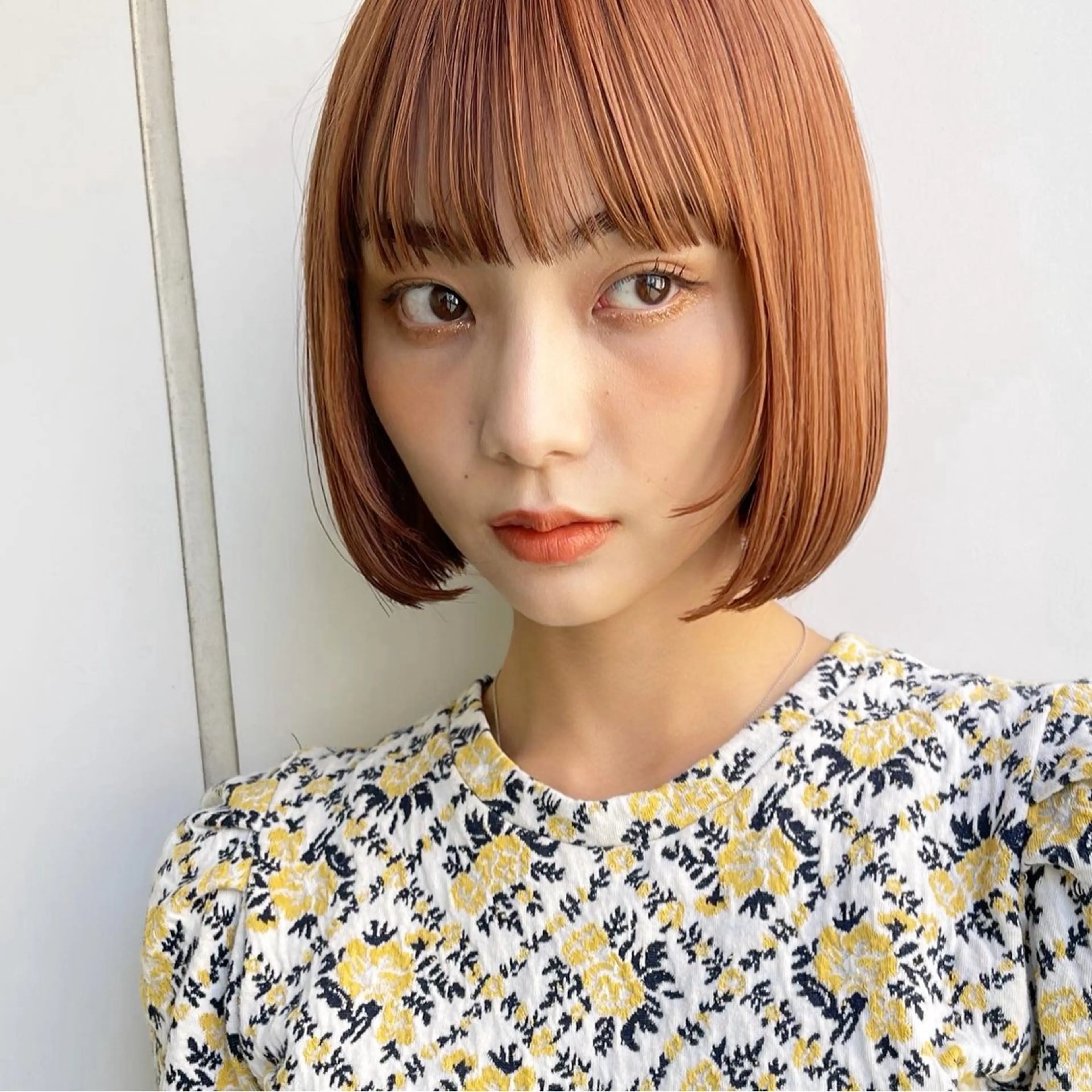 ショート 暖色/ダブルカラー/ レッド/ kanaのヘアスタイル