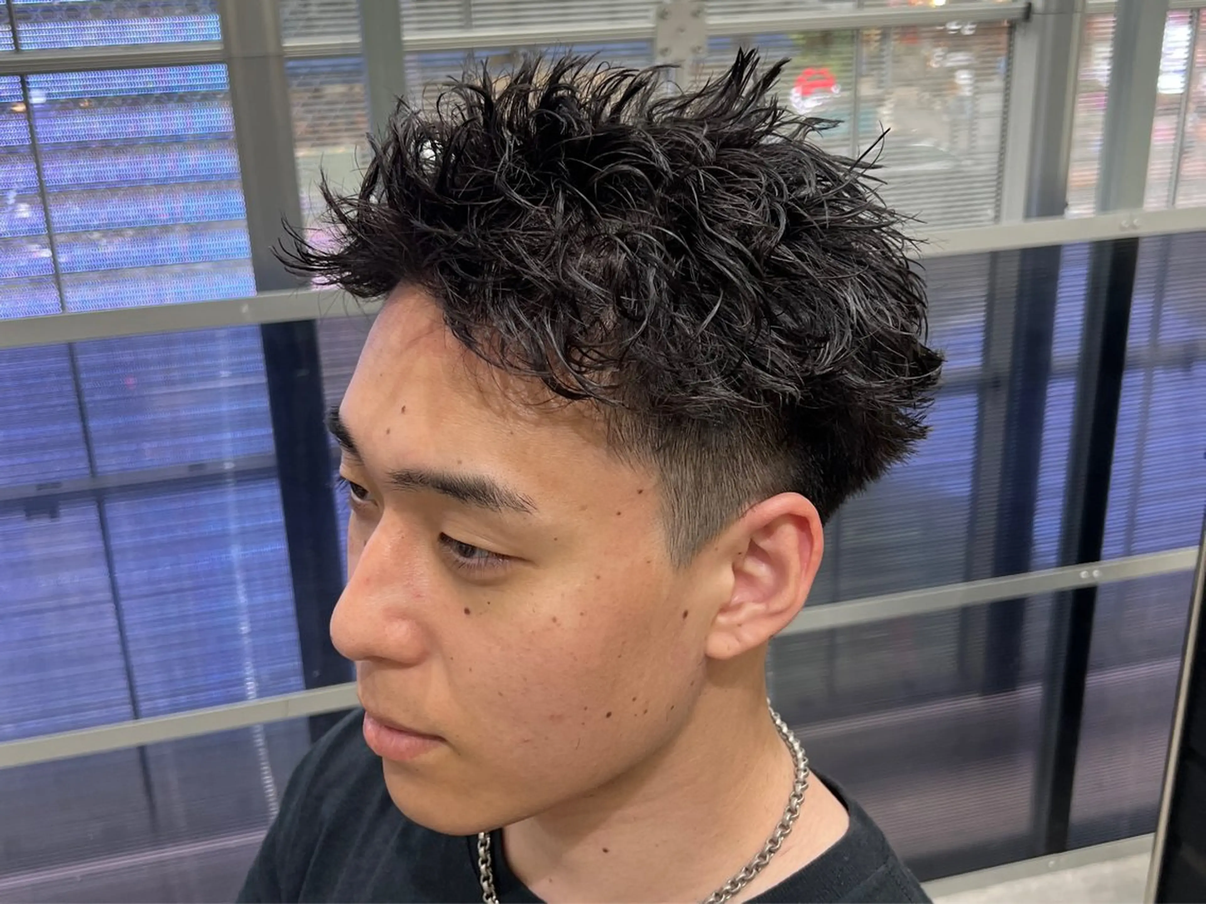 ショート パーマ ✨️メンズカット 長谷野真吾✨️のヘアスタイル