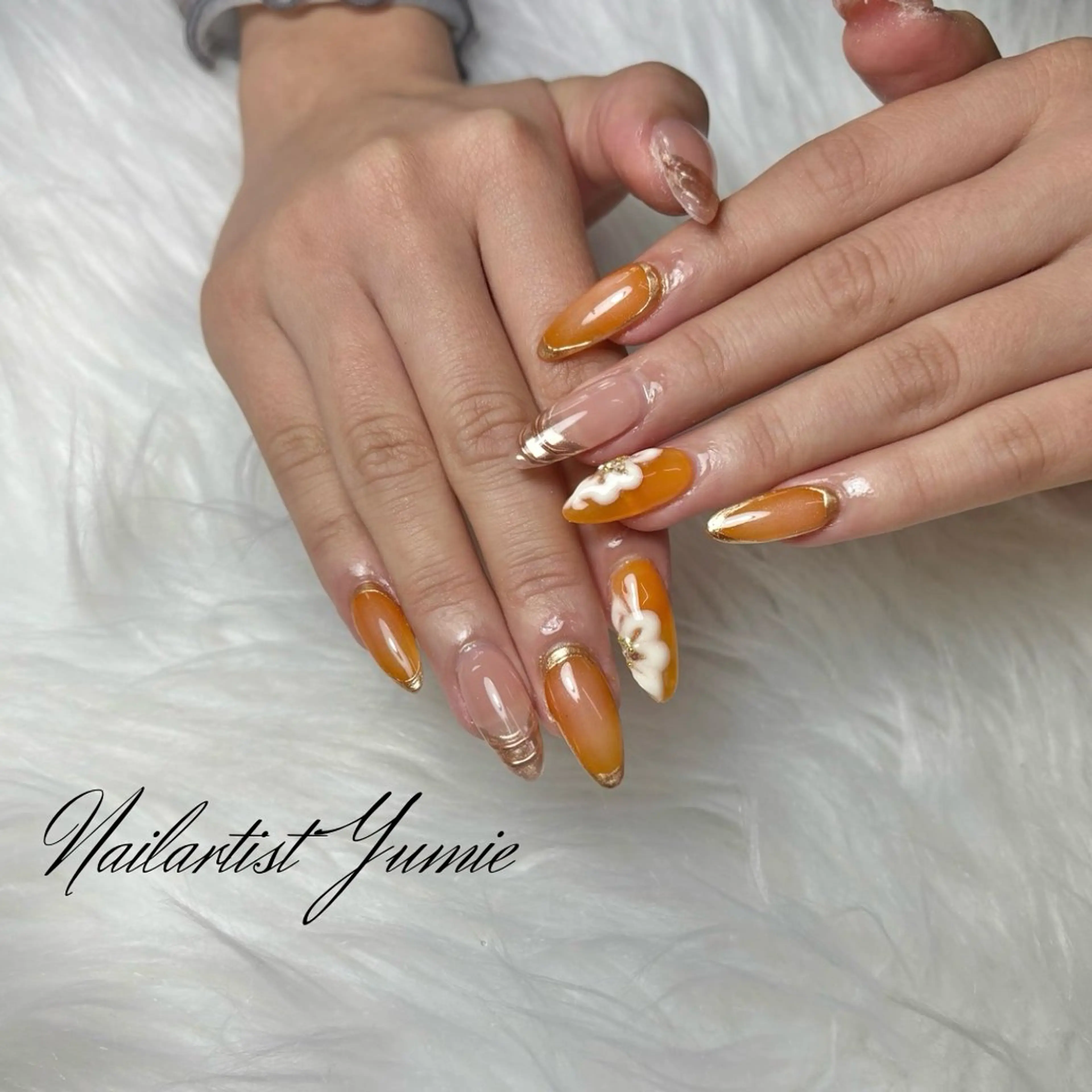 ネイル 持ち込み ハンドネイル Setsalon Churaku Nailist Yumie所属・【沖縄市安慶田】 🤍Yumieのネイルデザイン