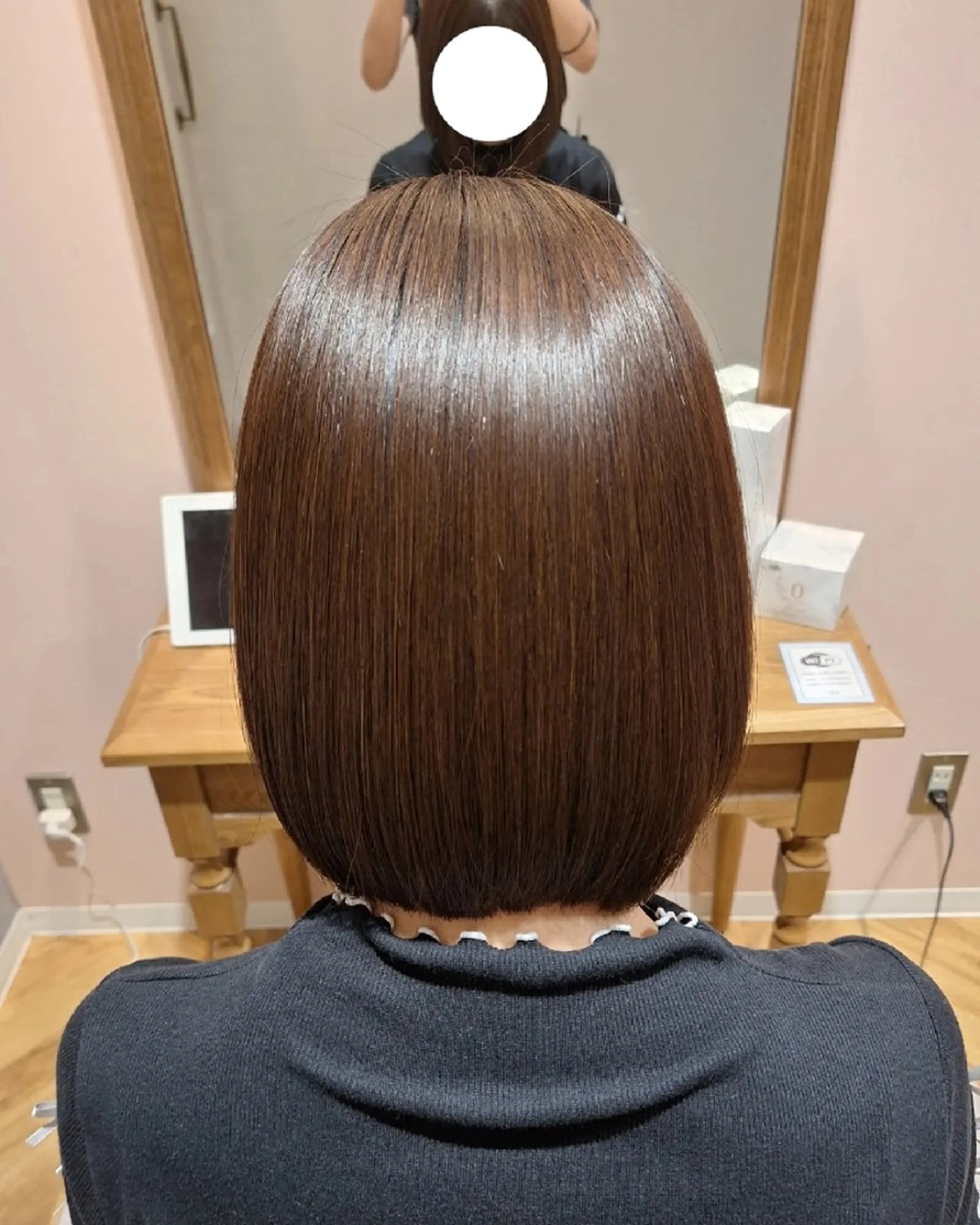 ミディアム 艶髪縮毛矯正🪽💫 安田彩愛のヘアスタイル