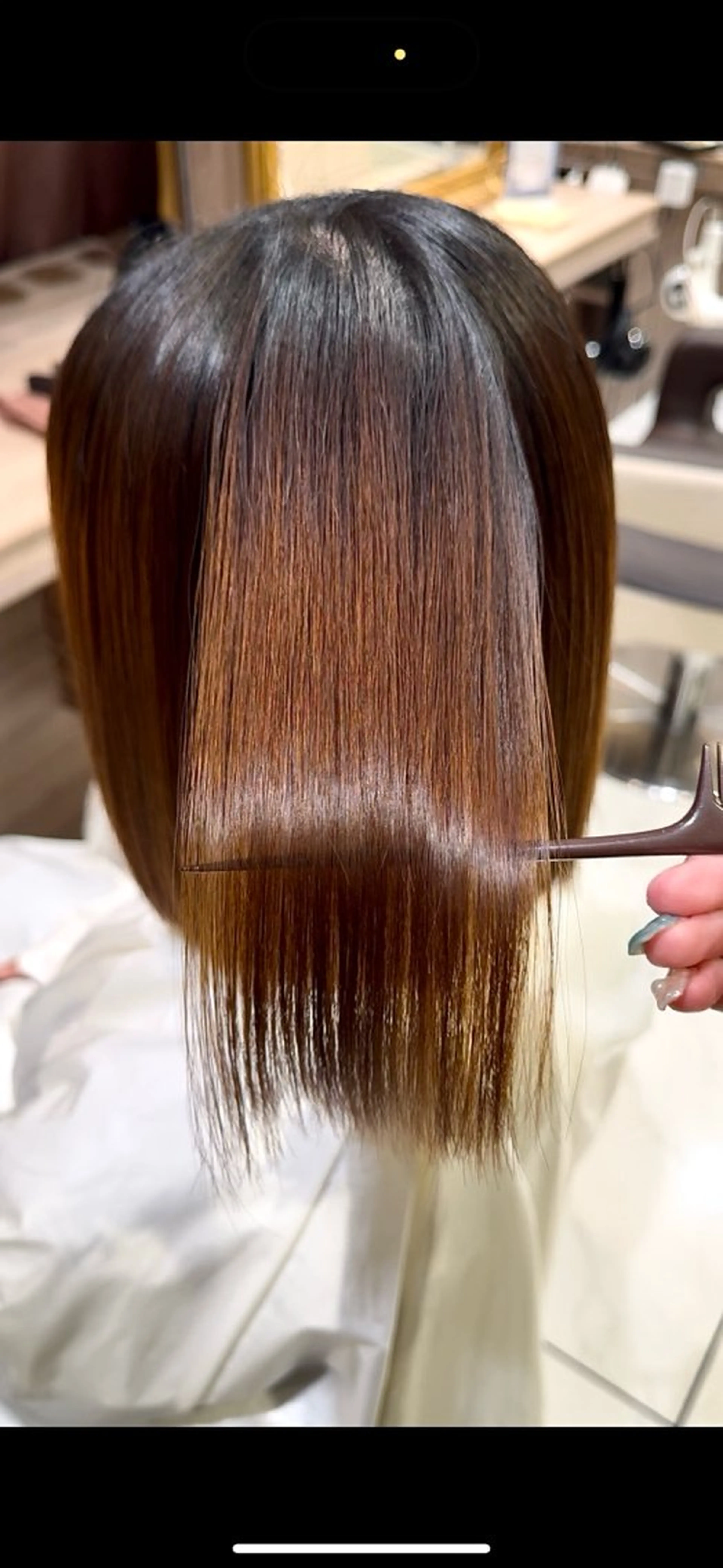 ミディアム カット 縮毛矯正 トリートメント 🫧🧚片山 理緒🧚🫧のヘアスタイル
