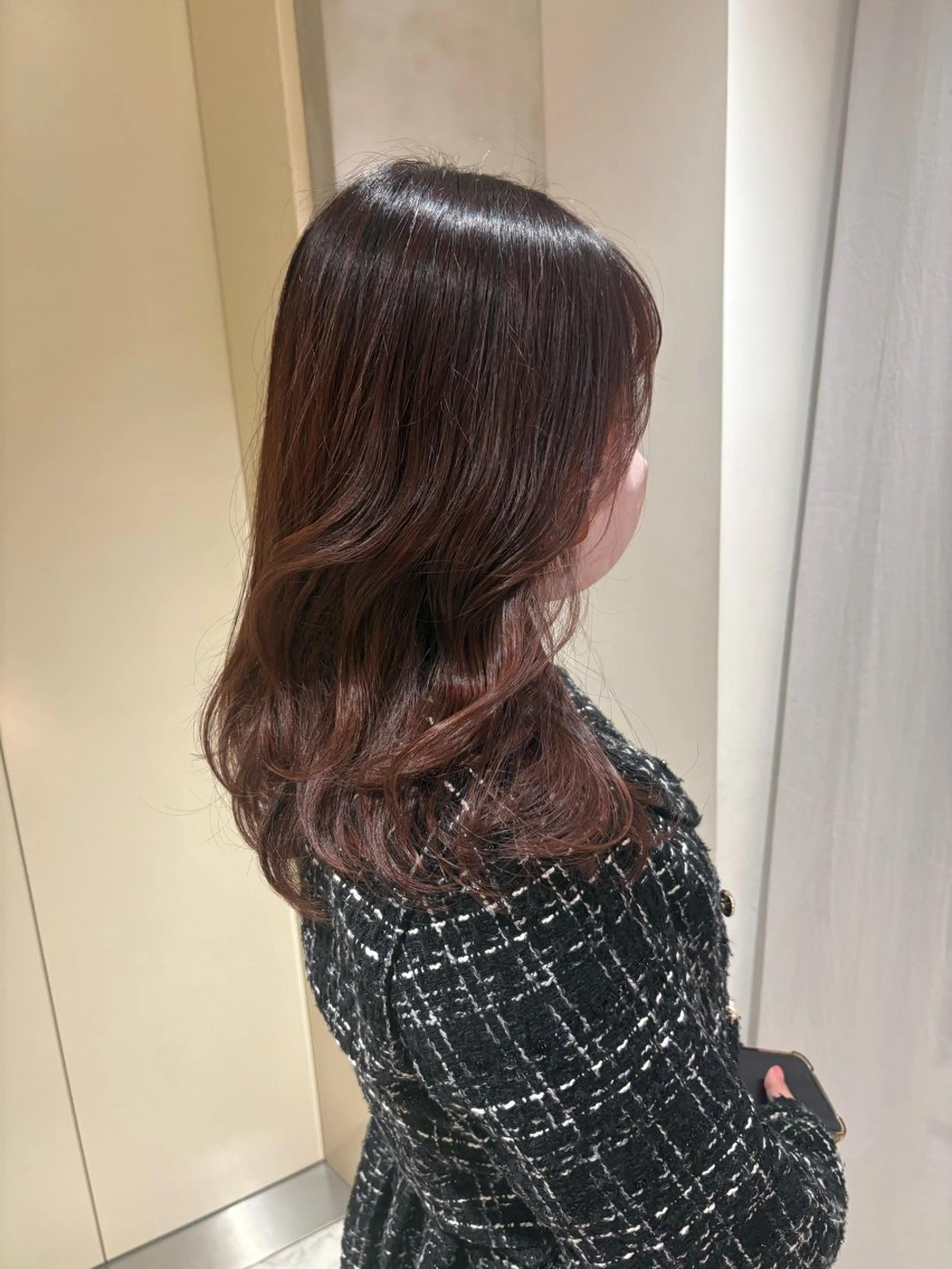 セミロング RIN⌇ レイヤー⌇ 艶カラー🌙のヘアスタイル