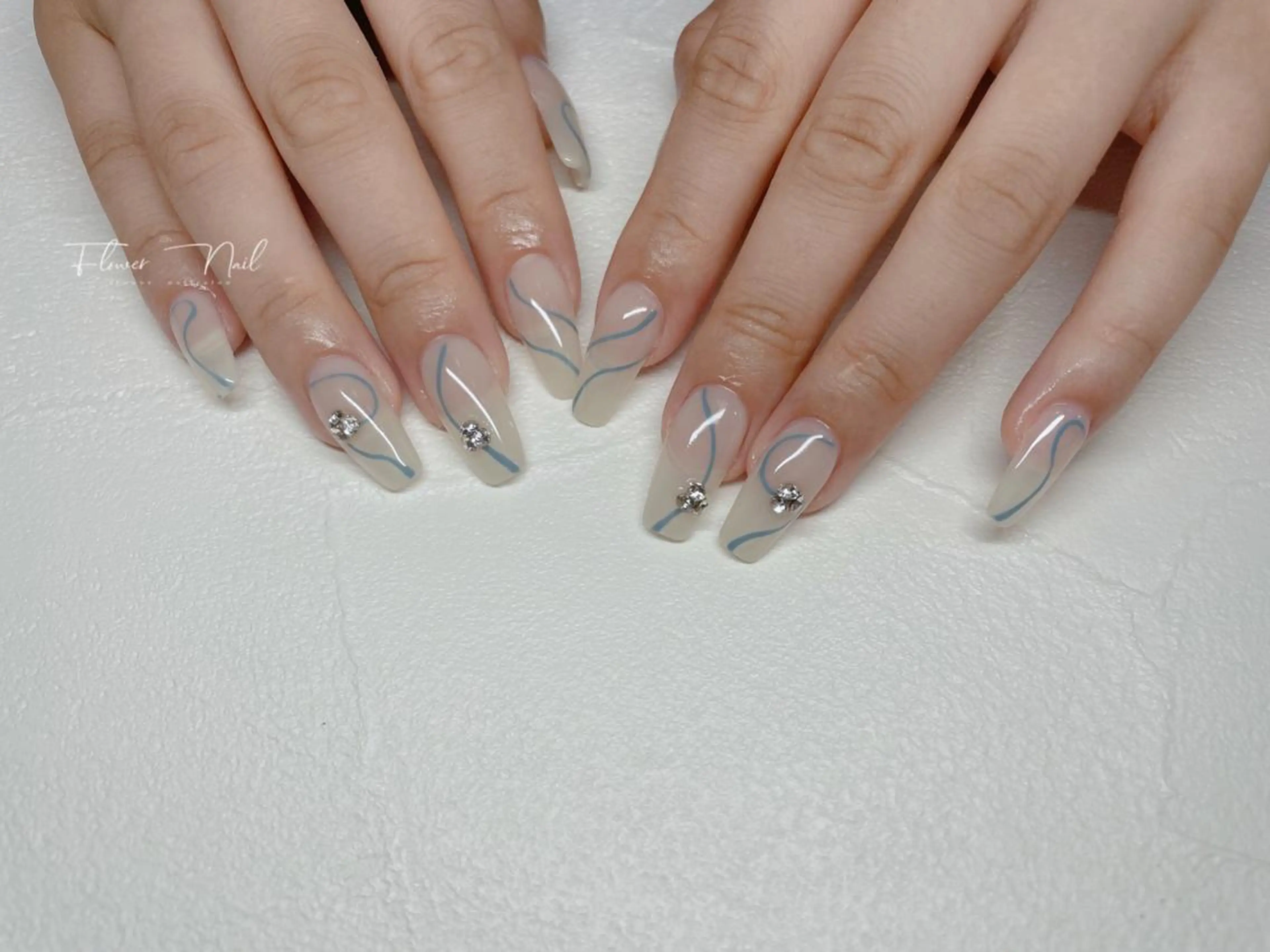 ネイル ストーンネイル flower nailsalon所属・Flower nailのネイルデザイン