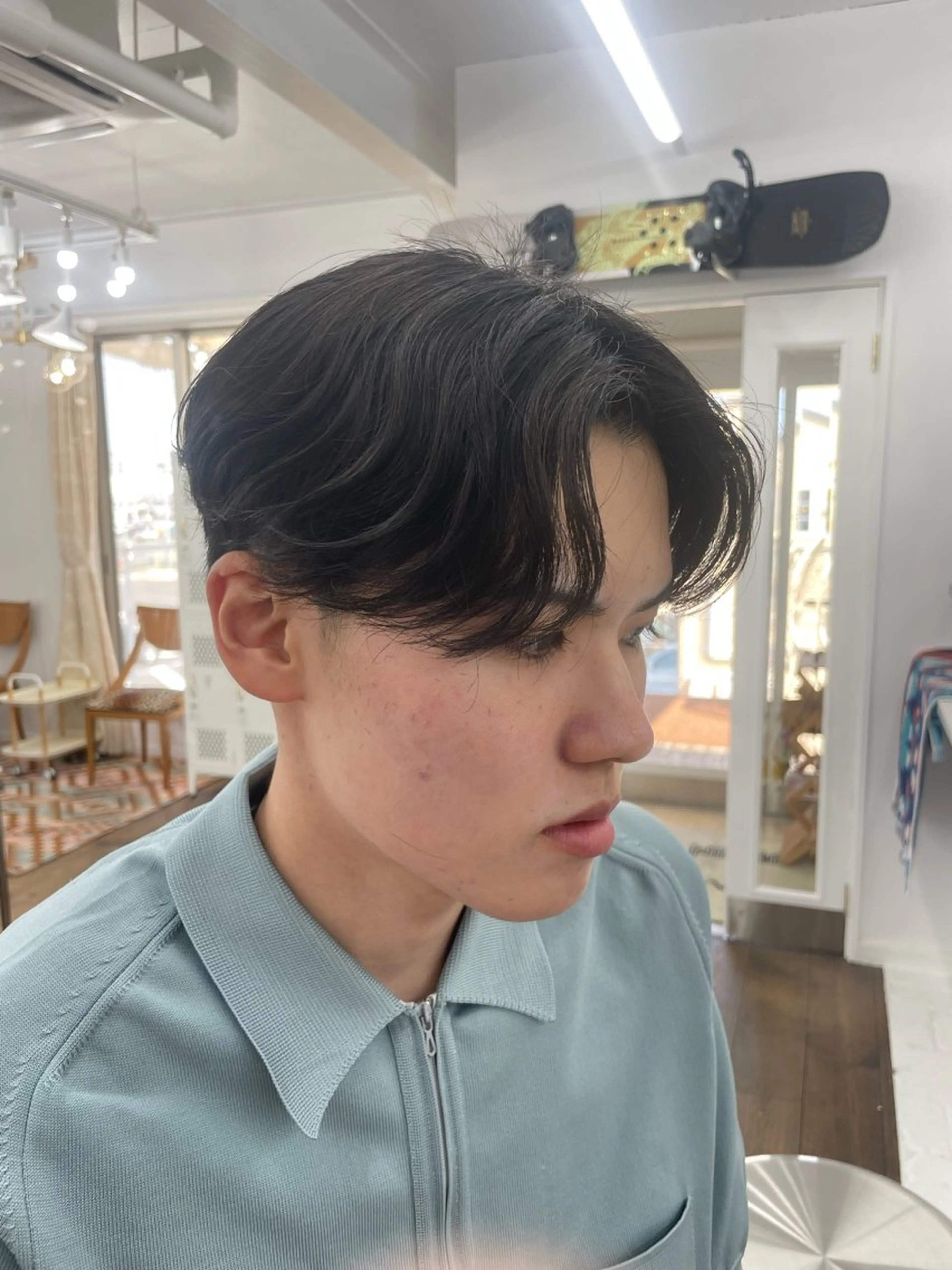 ミディアム ミディアムパーマ メンズ特化サロン taiseiのヘアスタイル