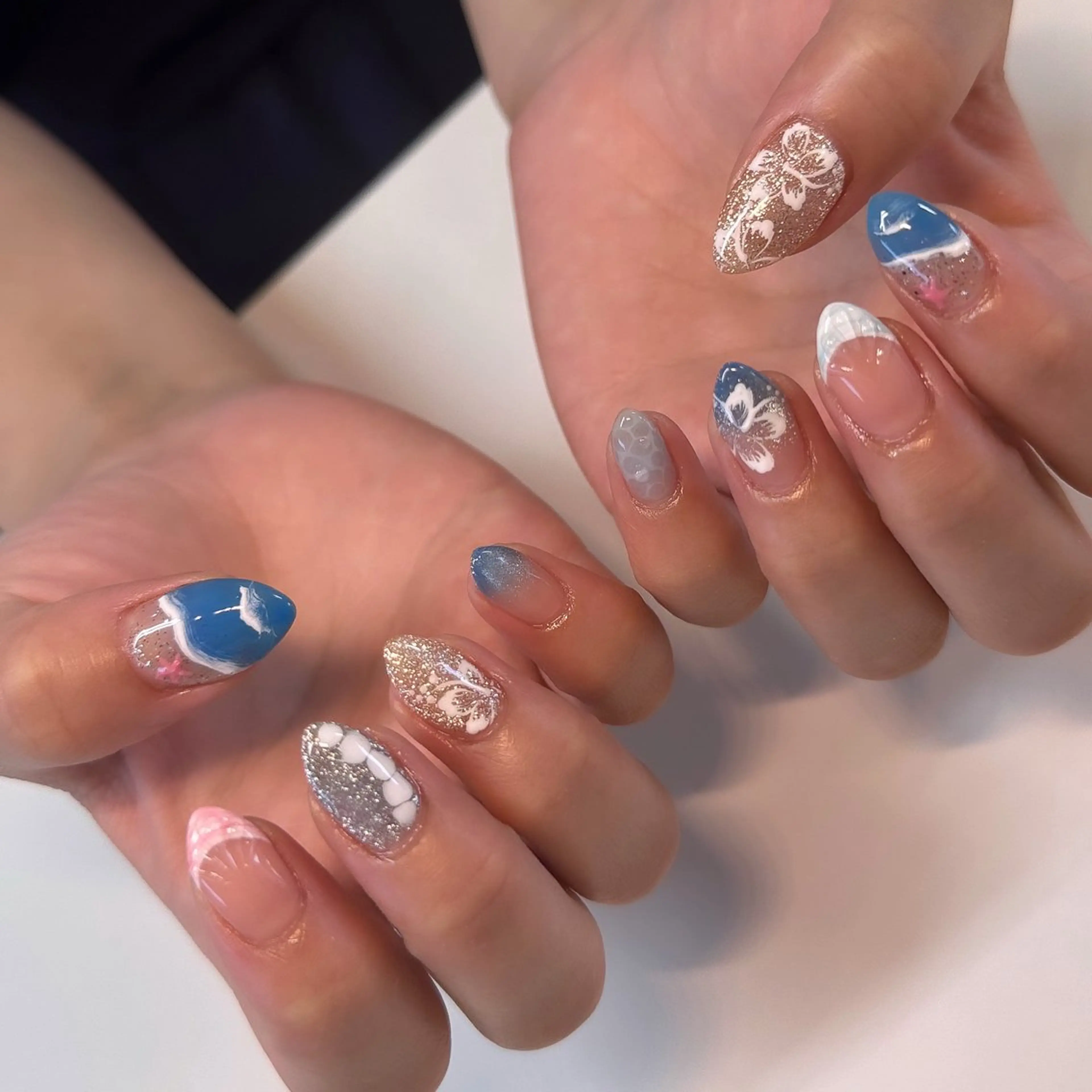 ミディアム ハンドネイル Amo所属・Amo nailのネイルデザイン