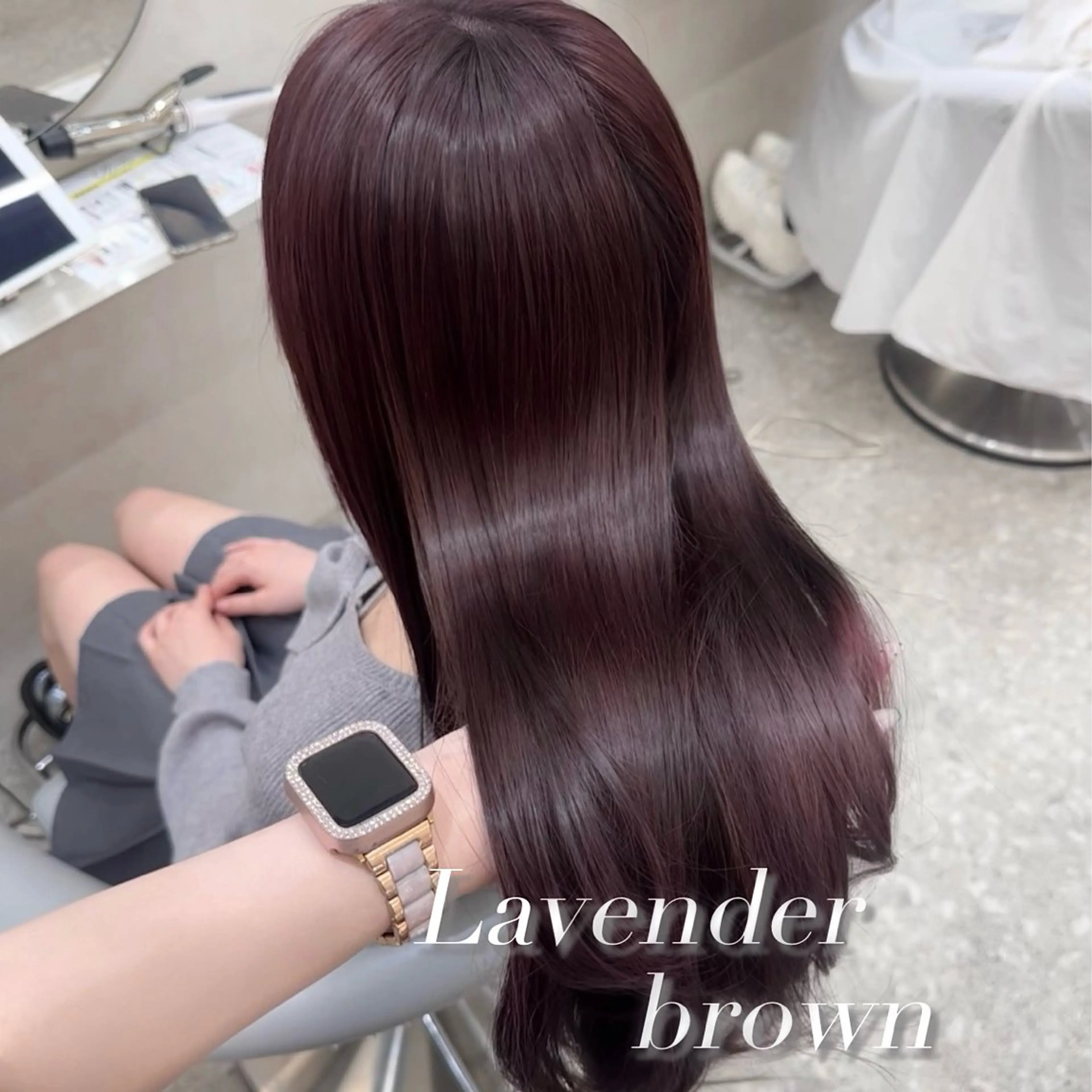 ロング カラー シールエクステ ブリーチ ブラウンカラー ダブルカラー インナーカラー カット ヘアカラー トリートメント LARME by sea所属・hina🎀新宿/ エクステ/girlyのヘアスタイル