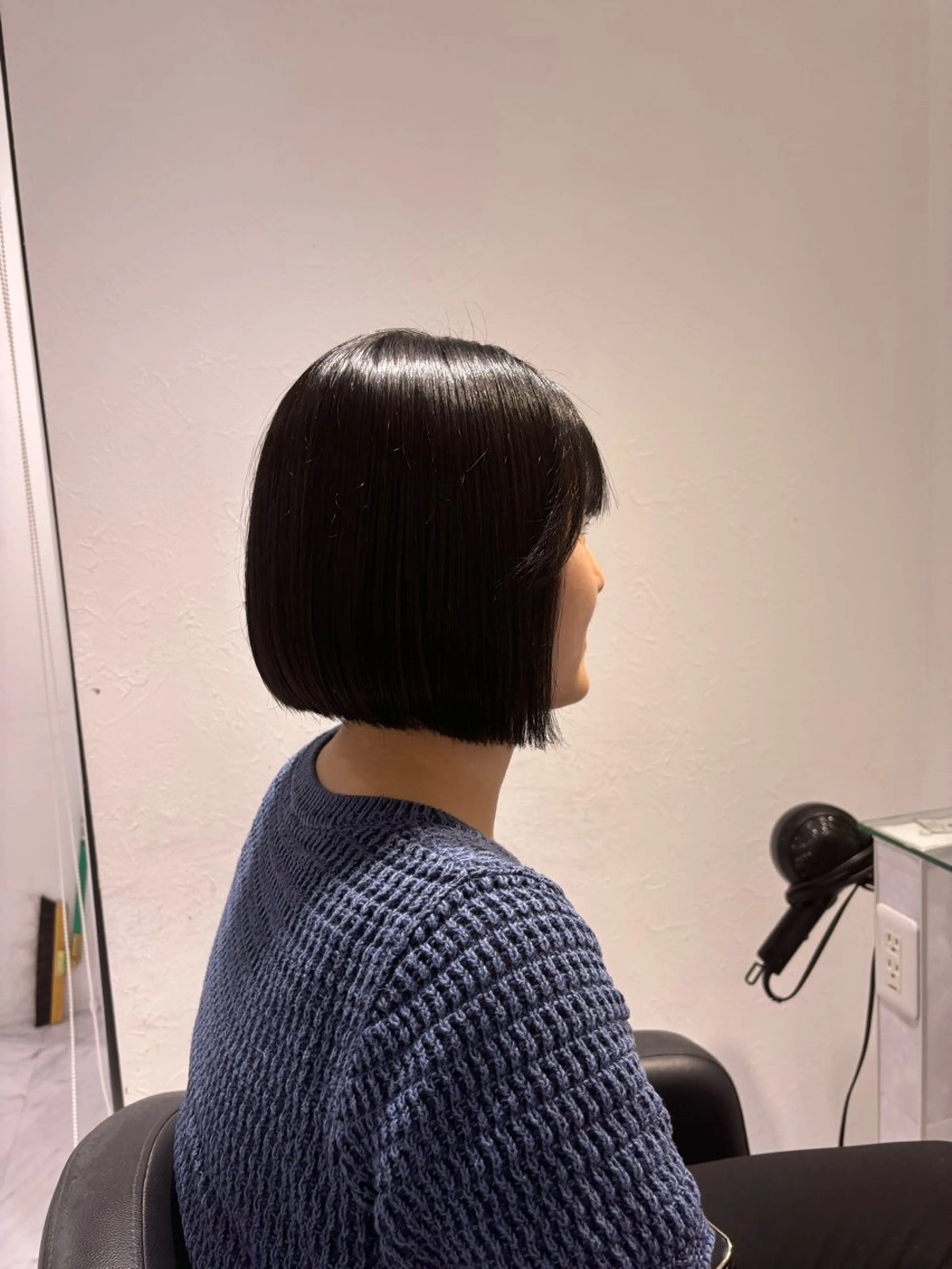 ミディアム カラー カット ヘアカラー トリートメント ヘッドスパ ヘアセット 表参道♡暗髪^ྀི 艶カラー♡アユミのヘアスタイル