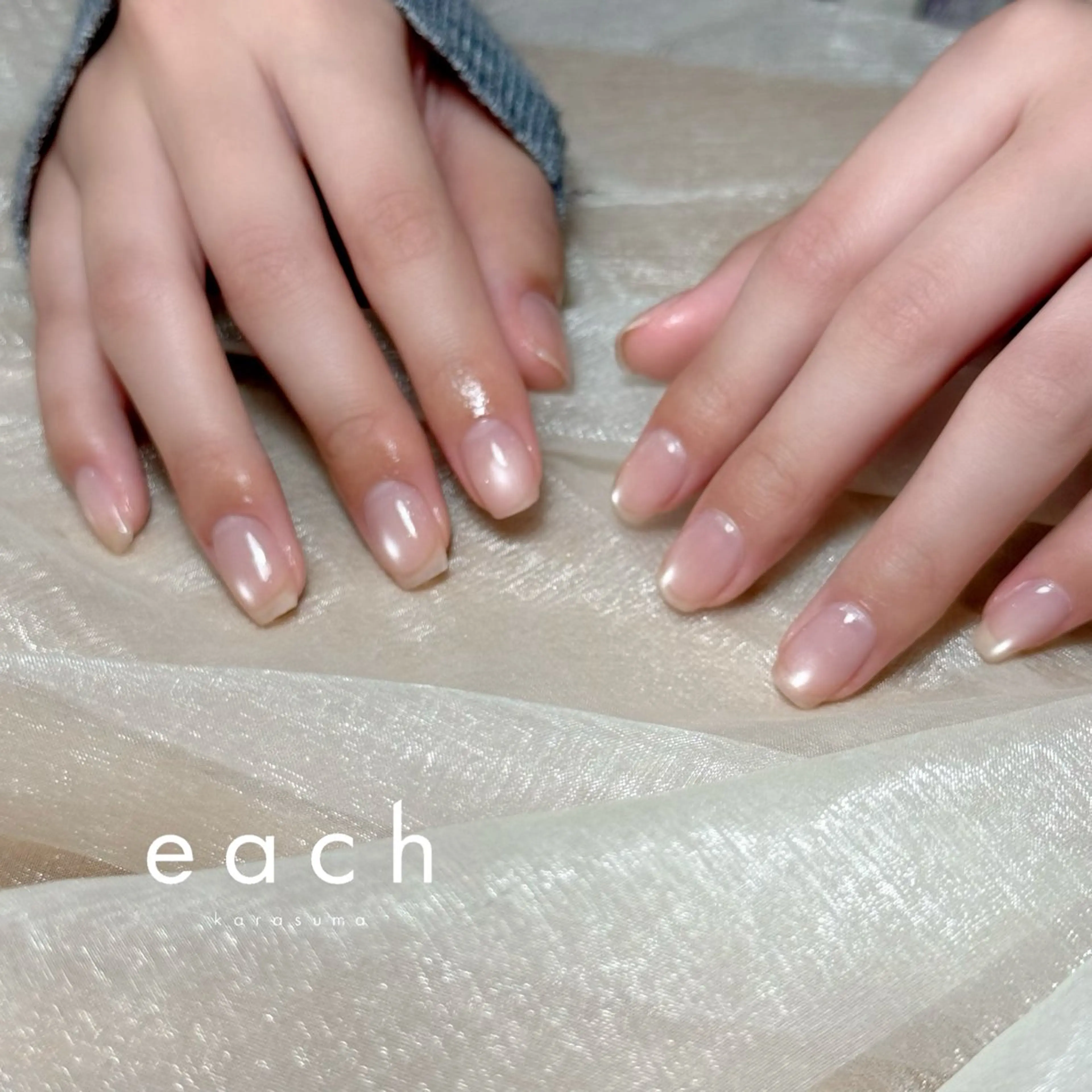 ネイル マグネットネイル ハンドネイル each sakuraのネイルデザイン