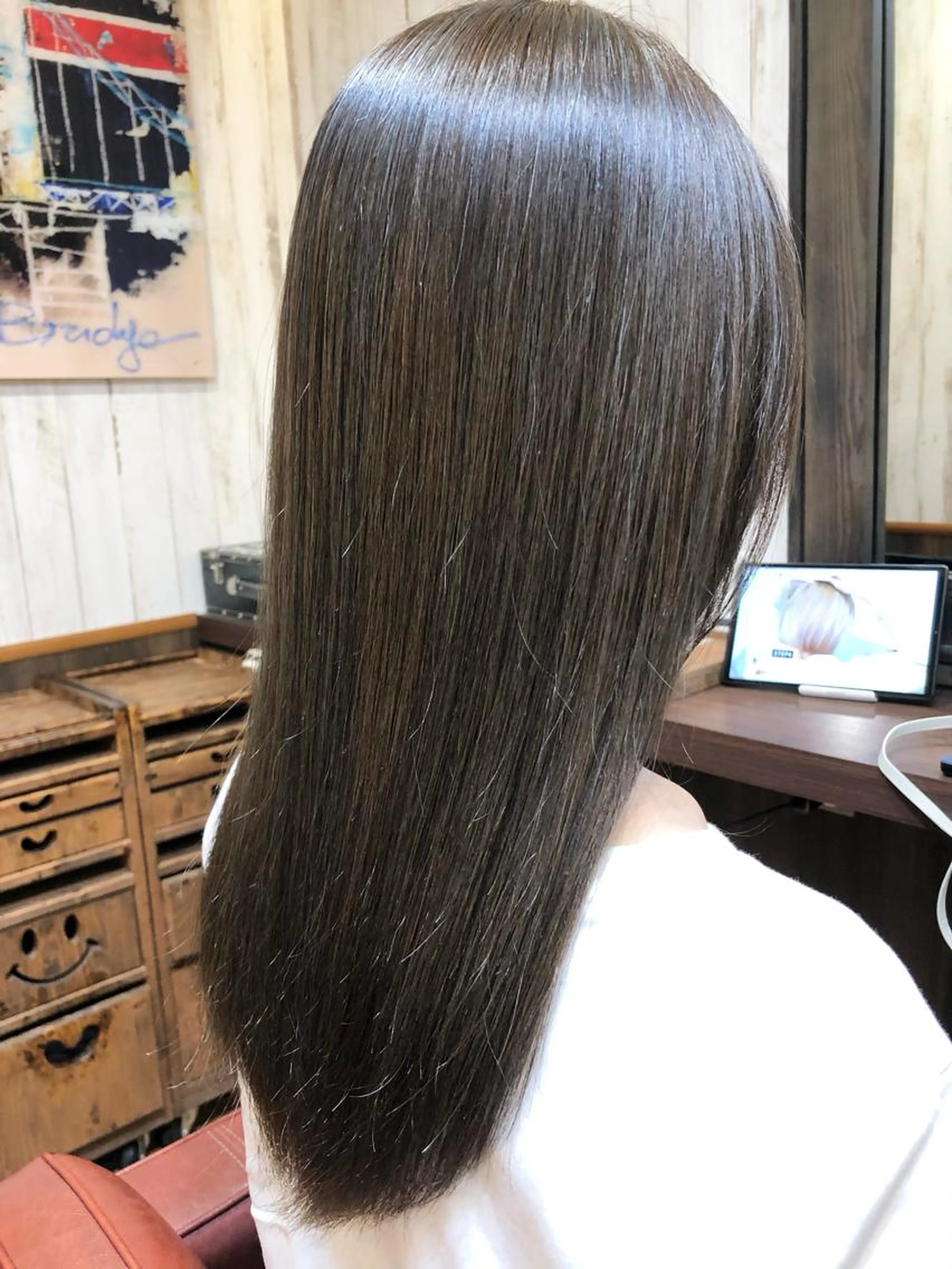 🍊［前髪カット＋透明感カラー］🍊毛髪診断シャンプートリートメント付🫧の写真