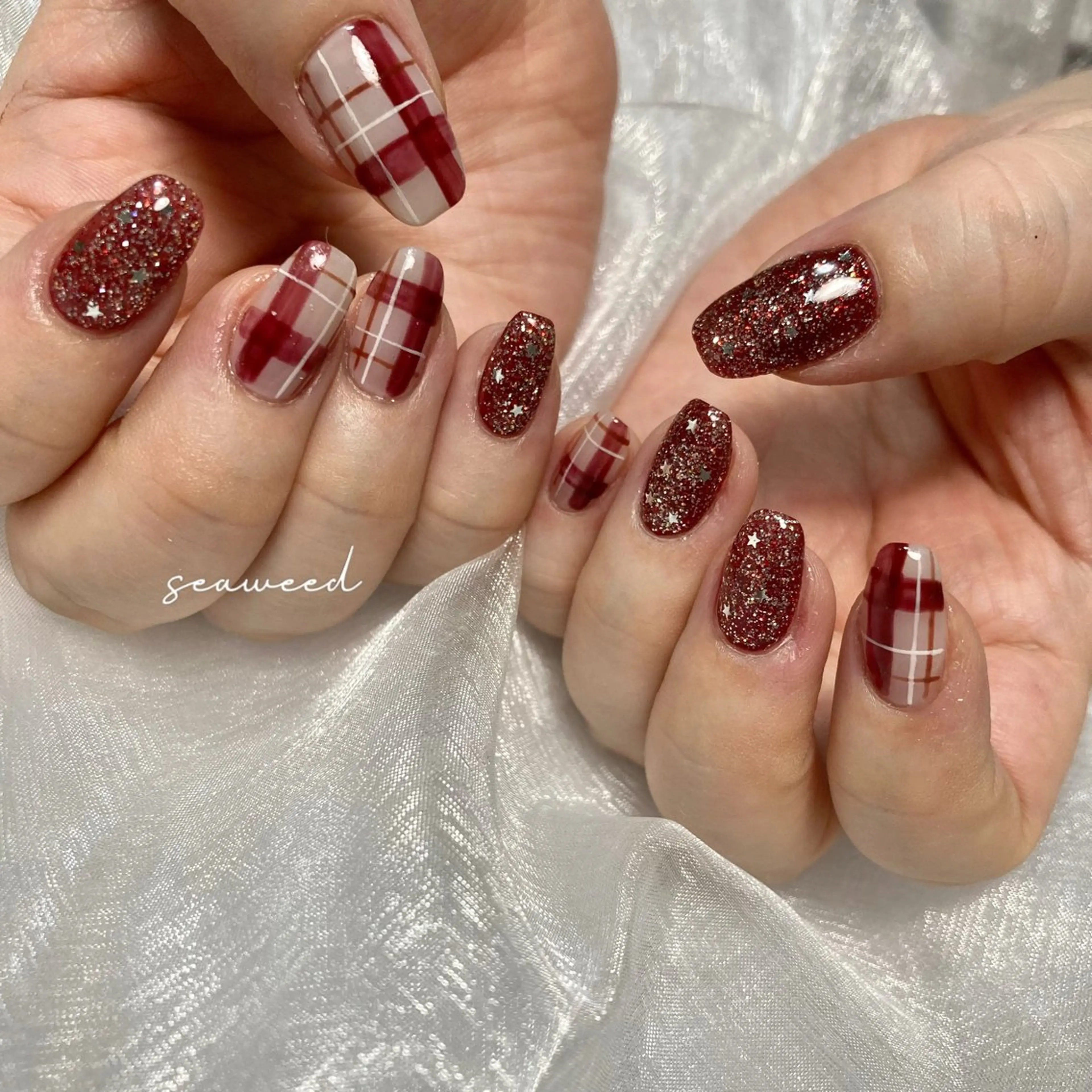 ネイル ハンドネイル seaweed nailのネイルデザイン