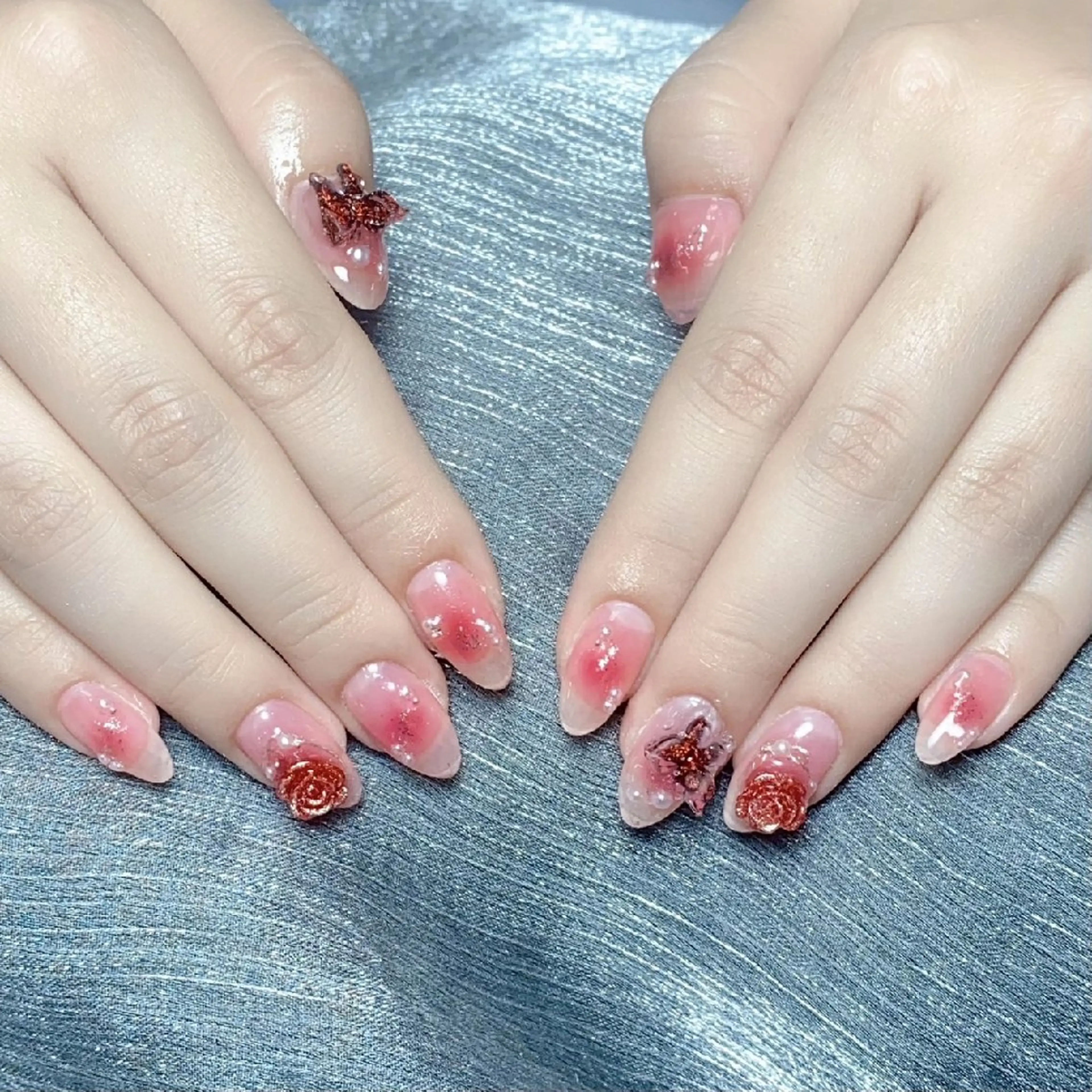 [ハンド]持ち込みデザイン💓アート6本以上の写真