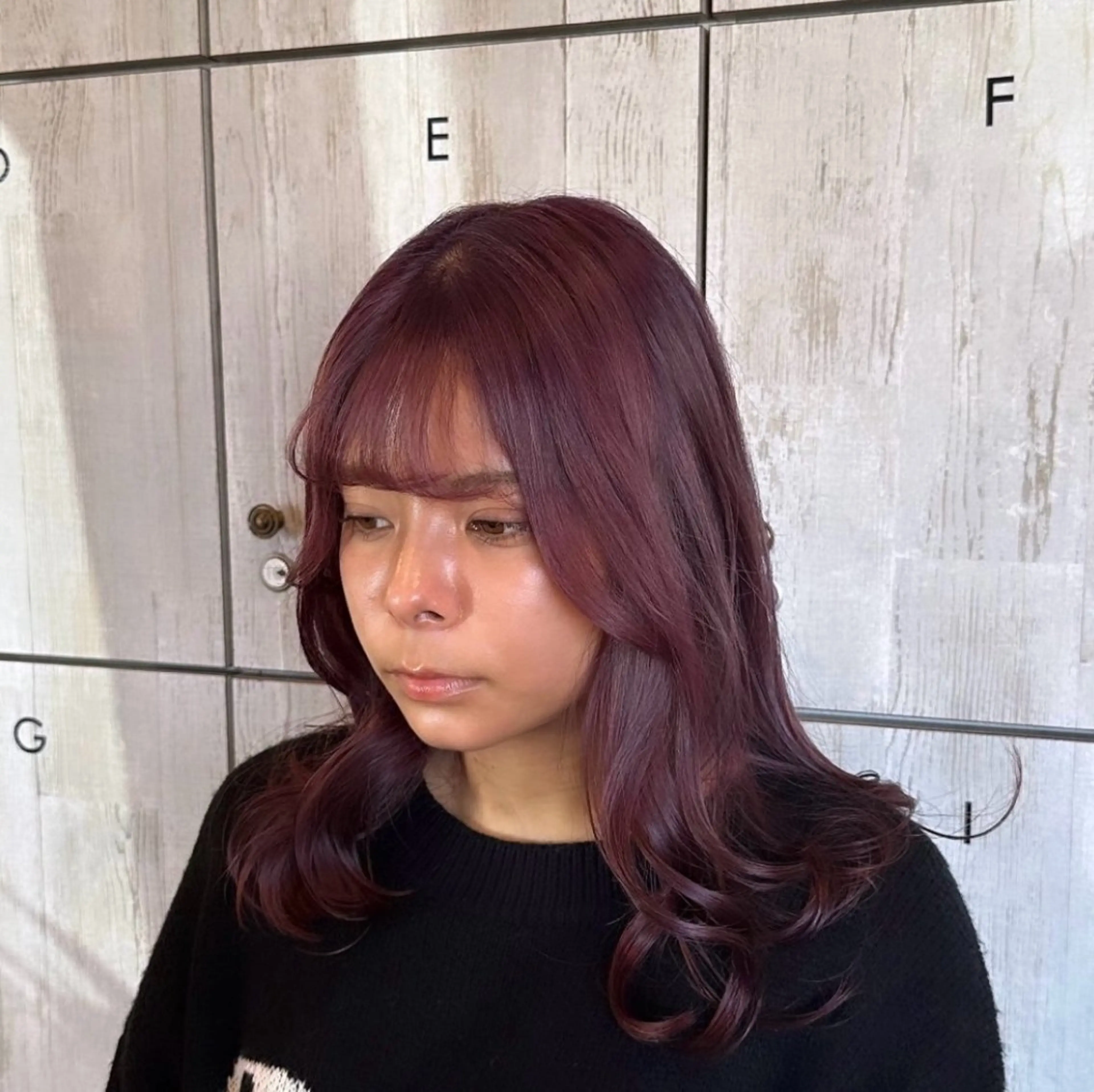 セミロング カラー 柔らかいcolor ¦韓国¦🩰マユ🩰のヘアスタイル