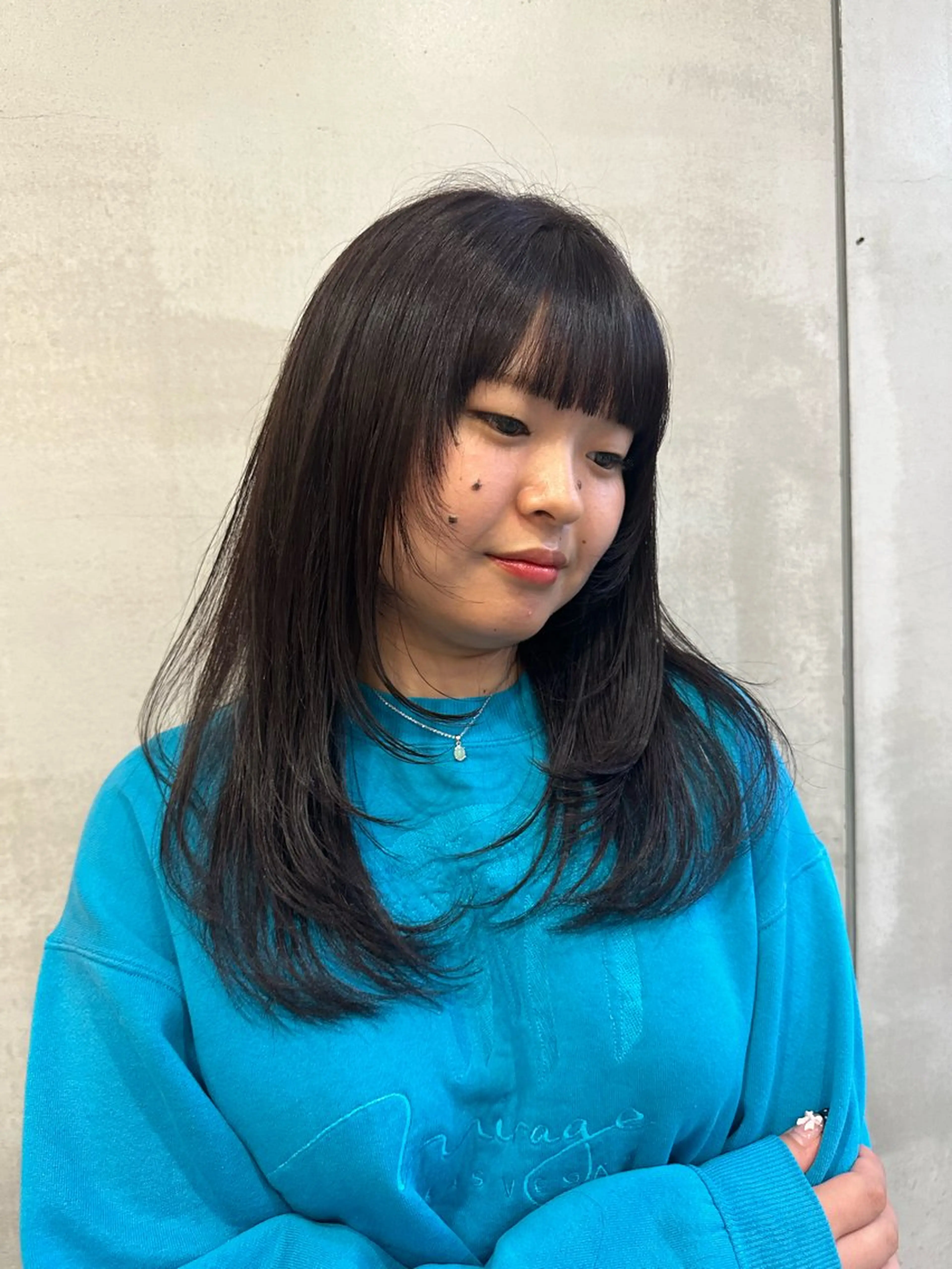 ロング レイヤーカット カット ヘアカラー 堀 直人のヘアスタイル