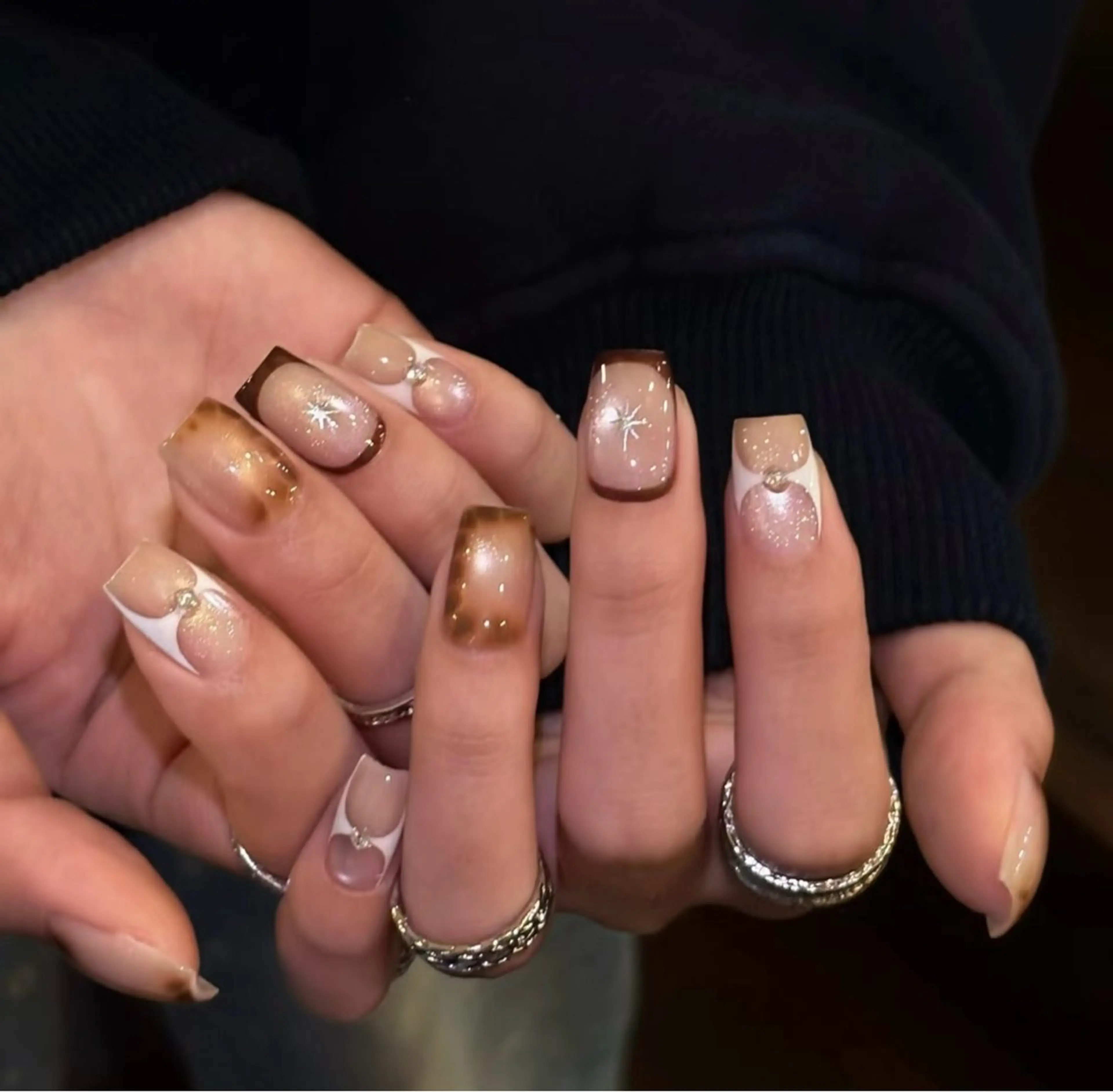 ネイル アートネイル オーロラネイル チークネイル 長さ出し フットネイル Blossom nail【ブラソンネイル】所属・Blossom nail_Yuniのネイルデザイン