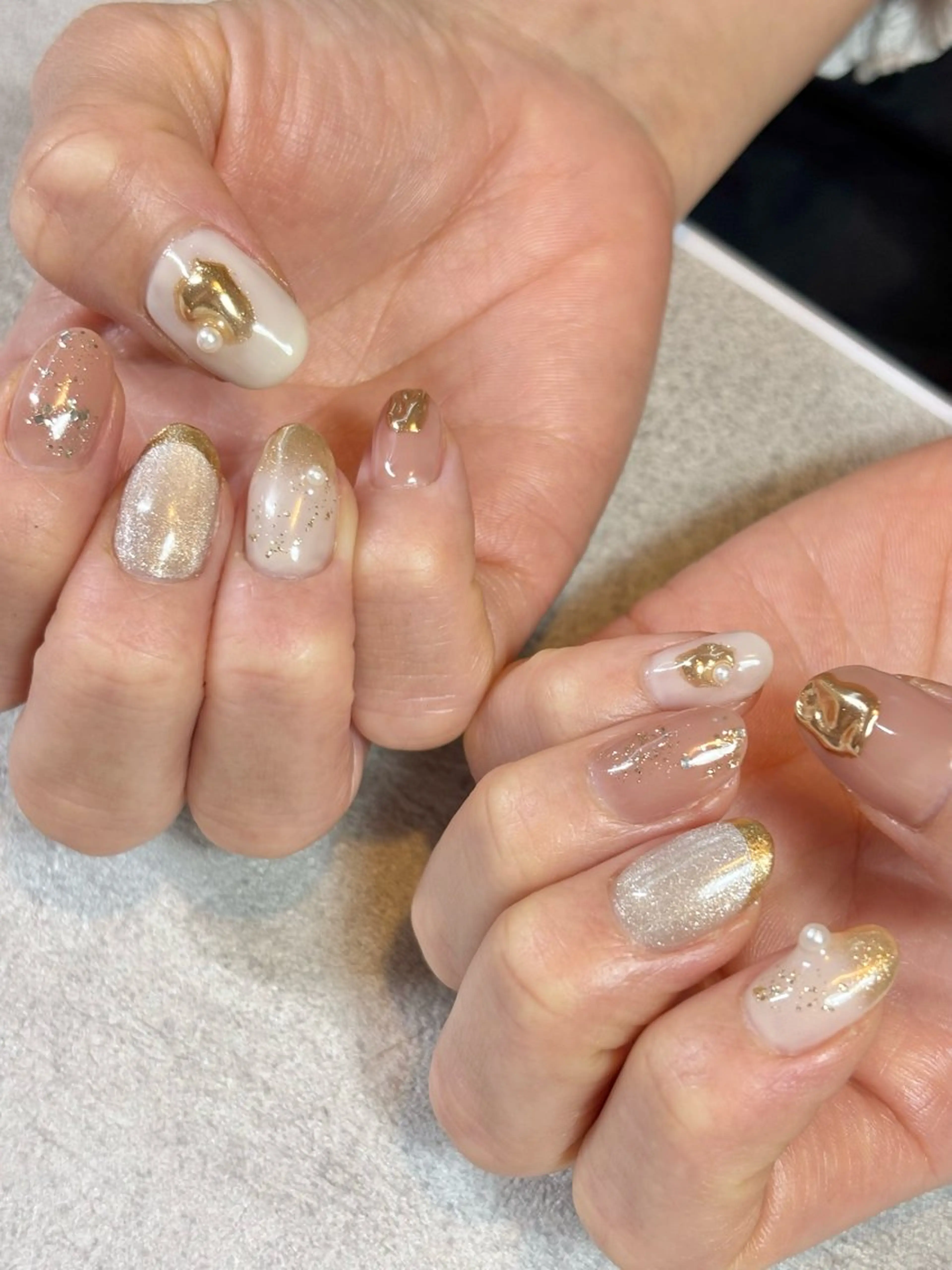 ネイル ニュアンスネイル Hanjo Yumiのネイルデザイン