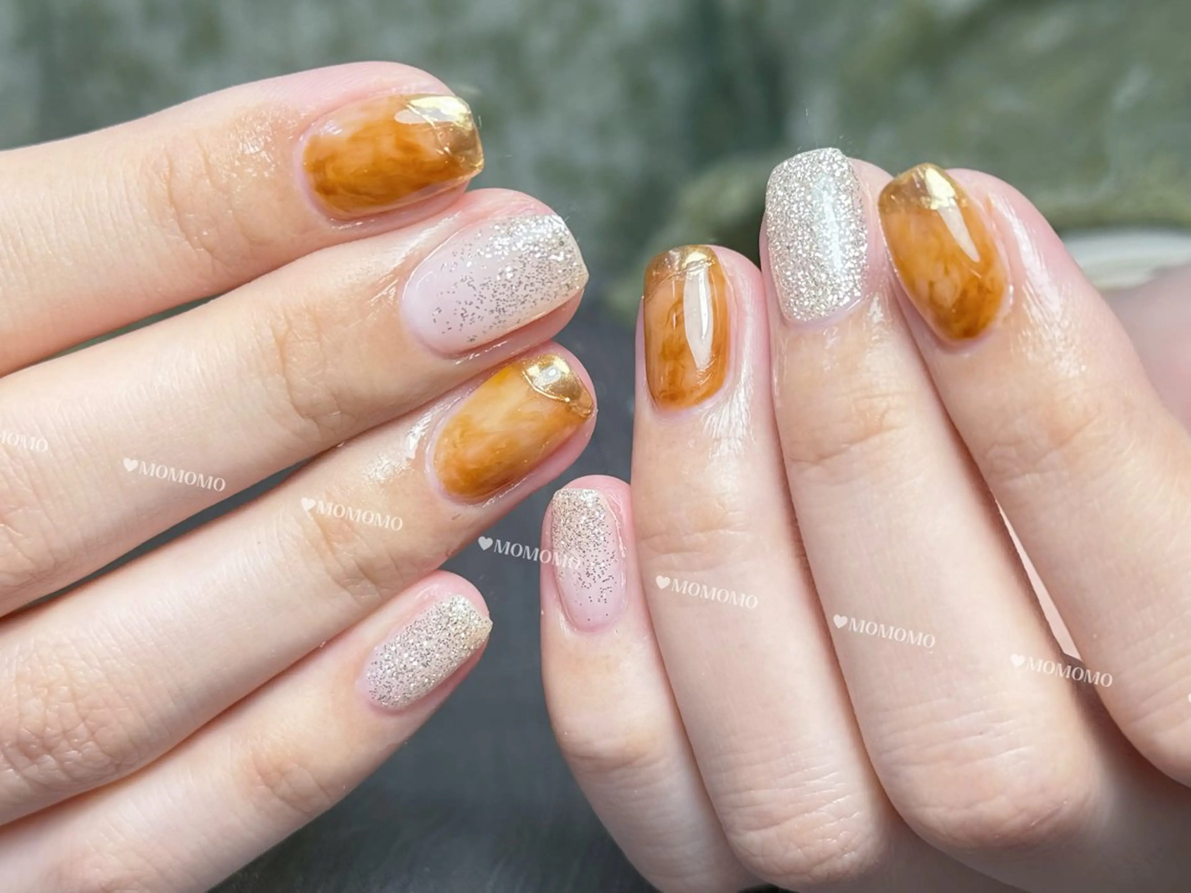 ネイル ニュアンスネイル MOMO nail所属・NIITSU 川崎のネイルデザイン