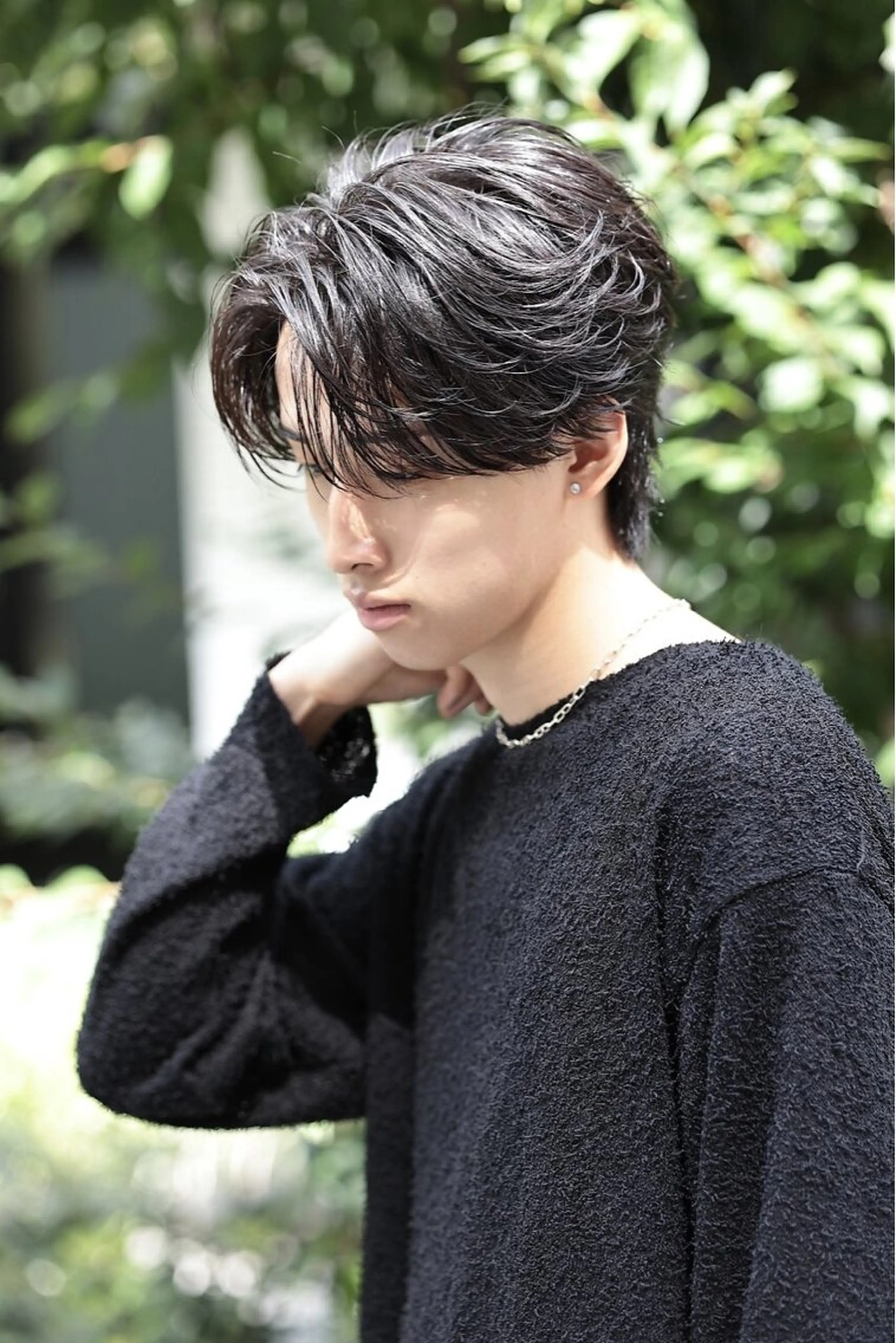 パーマ メンズ メンズ韓国風 カット パーマ 山本 麟太郎のヘアスタイル