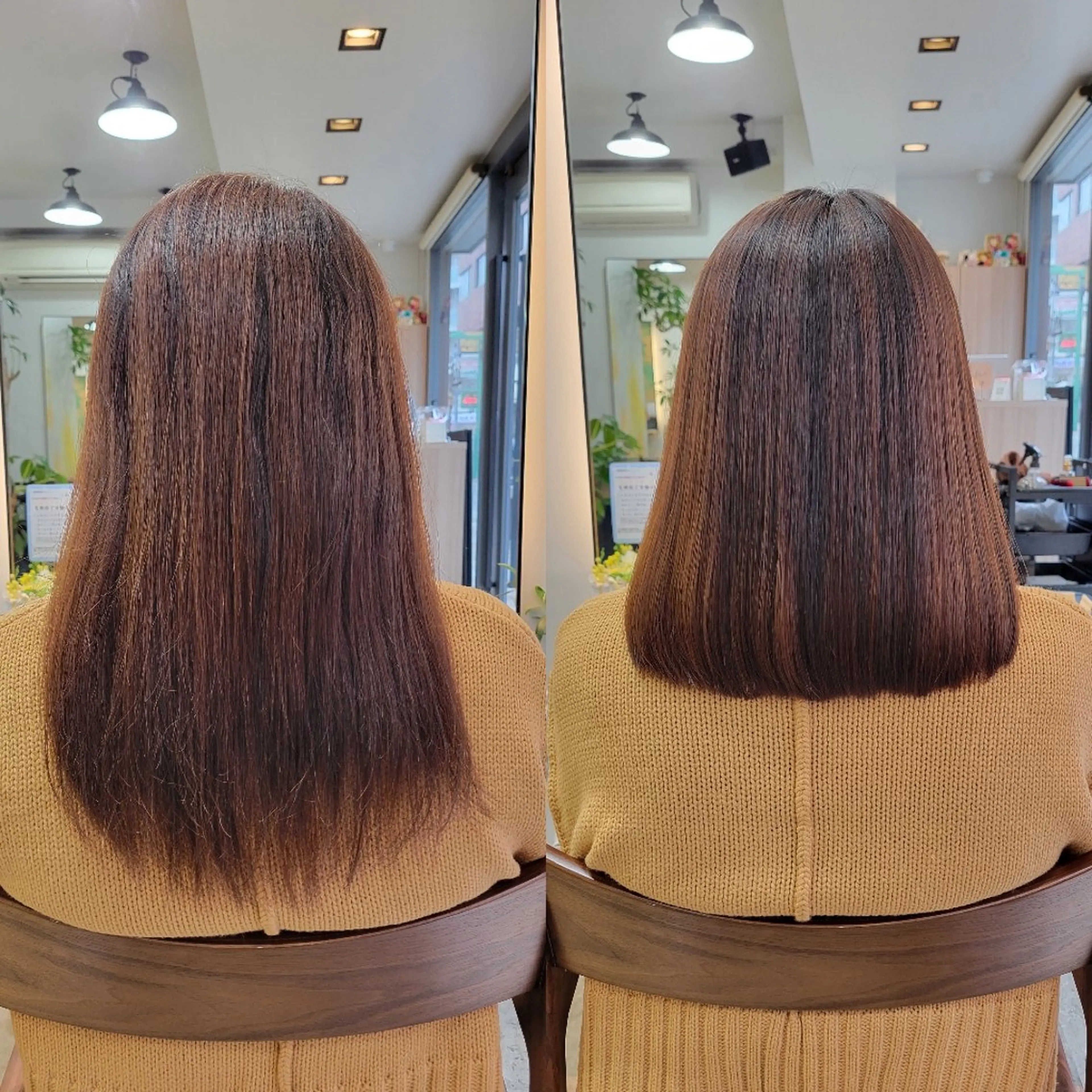 ミディアム 髪質改善 縮毛矯正 トリートメント Beauty Salon Link所属・野村 果音(カノン)のヘアスタイル