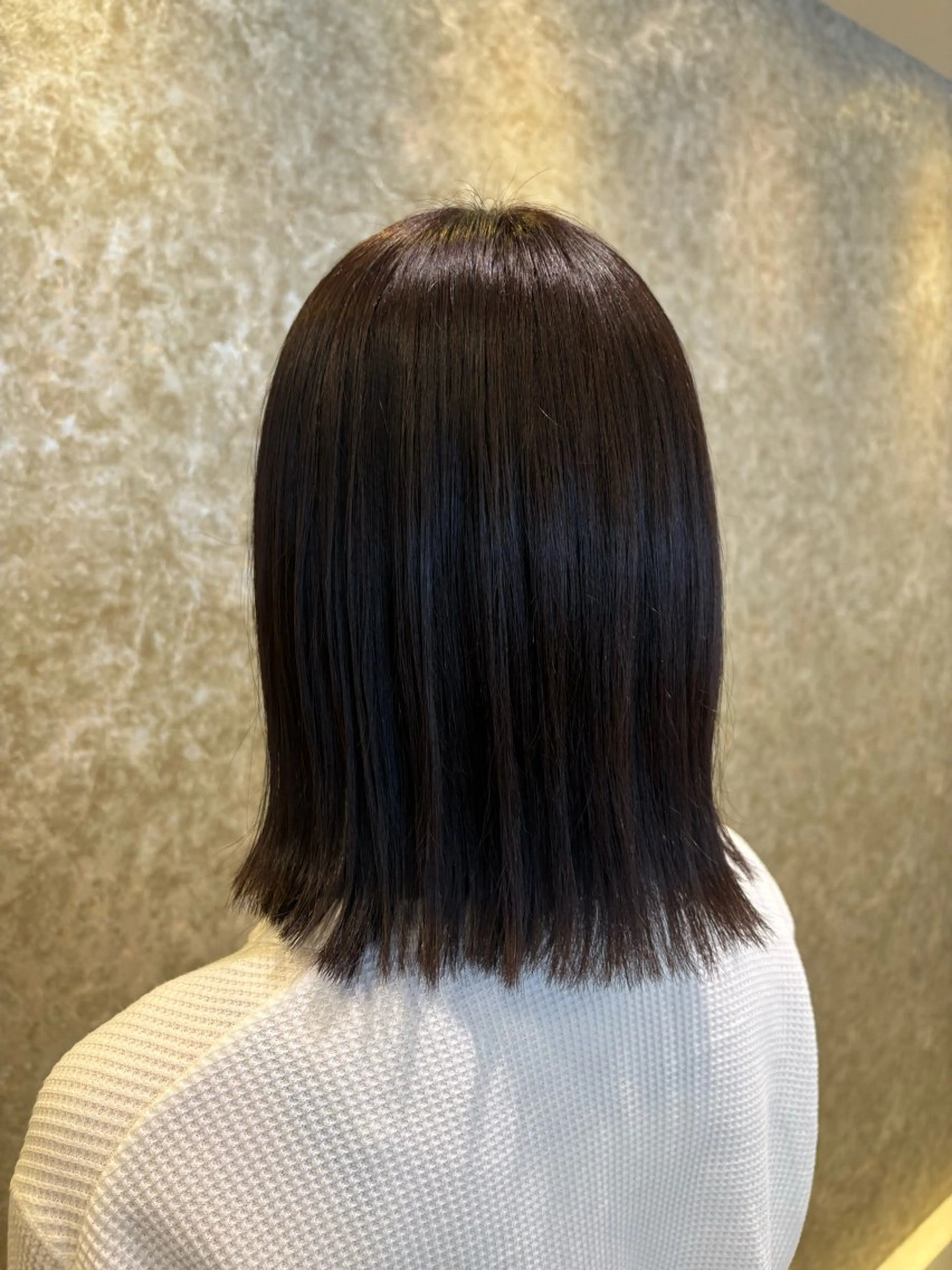 ミディアム カラー 髪質改善　Ｃｈｅｒｉｅ　ｃｏａ　仙台店【髪質改善サロン】所属・阿部 美鈴のヘアスタイル