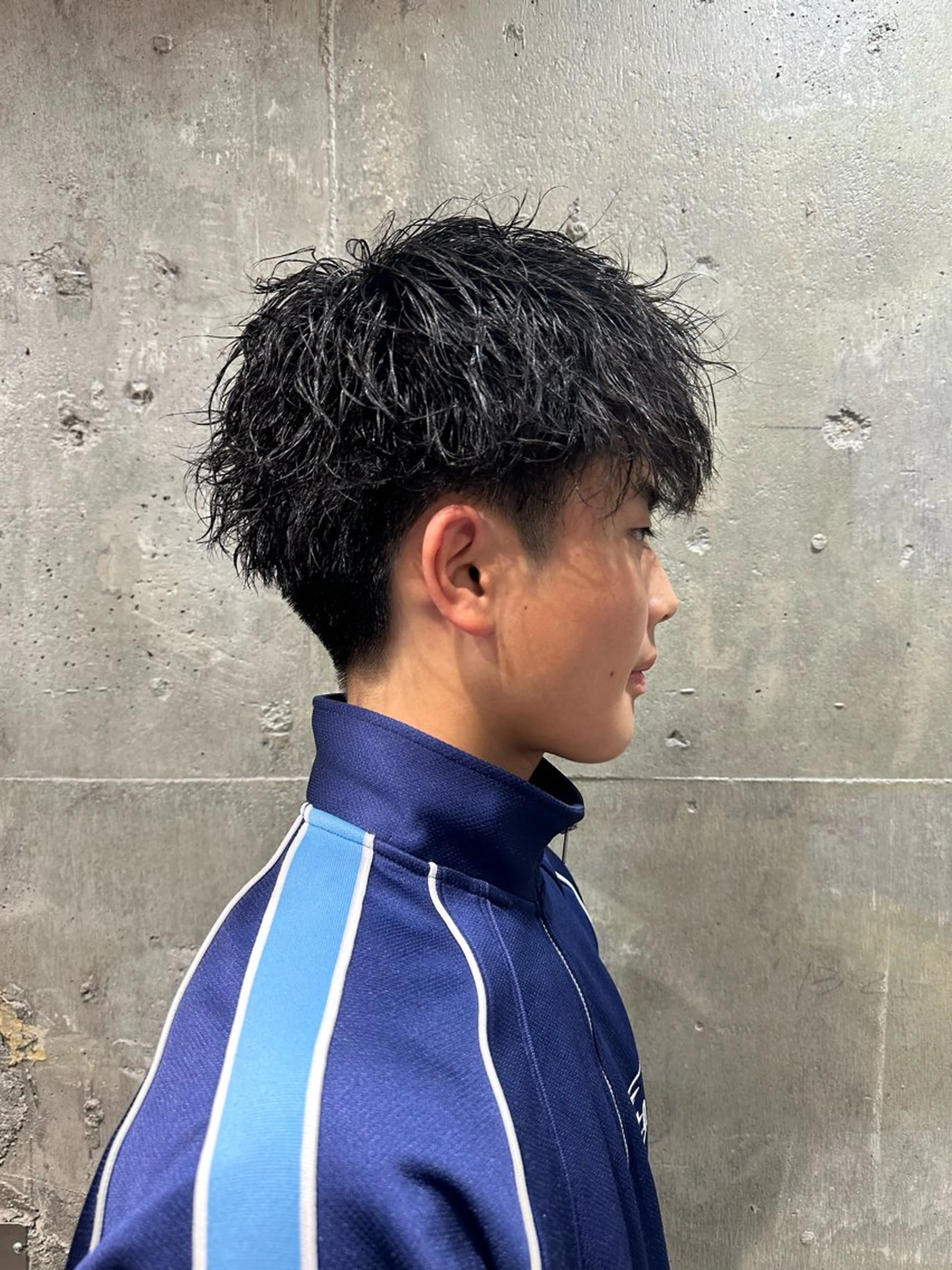 ショート パーマ メンズ メンズパーマ メンズサロン alfRed白井のヘアスタイル