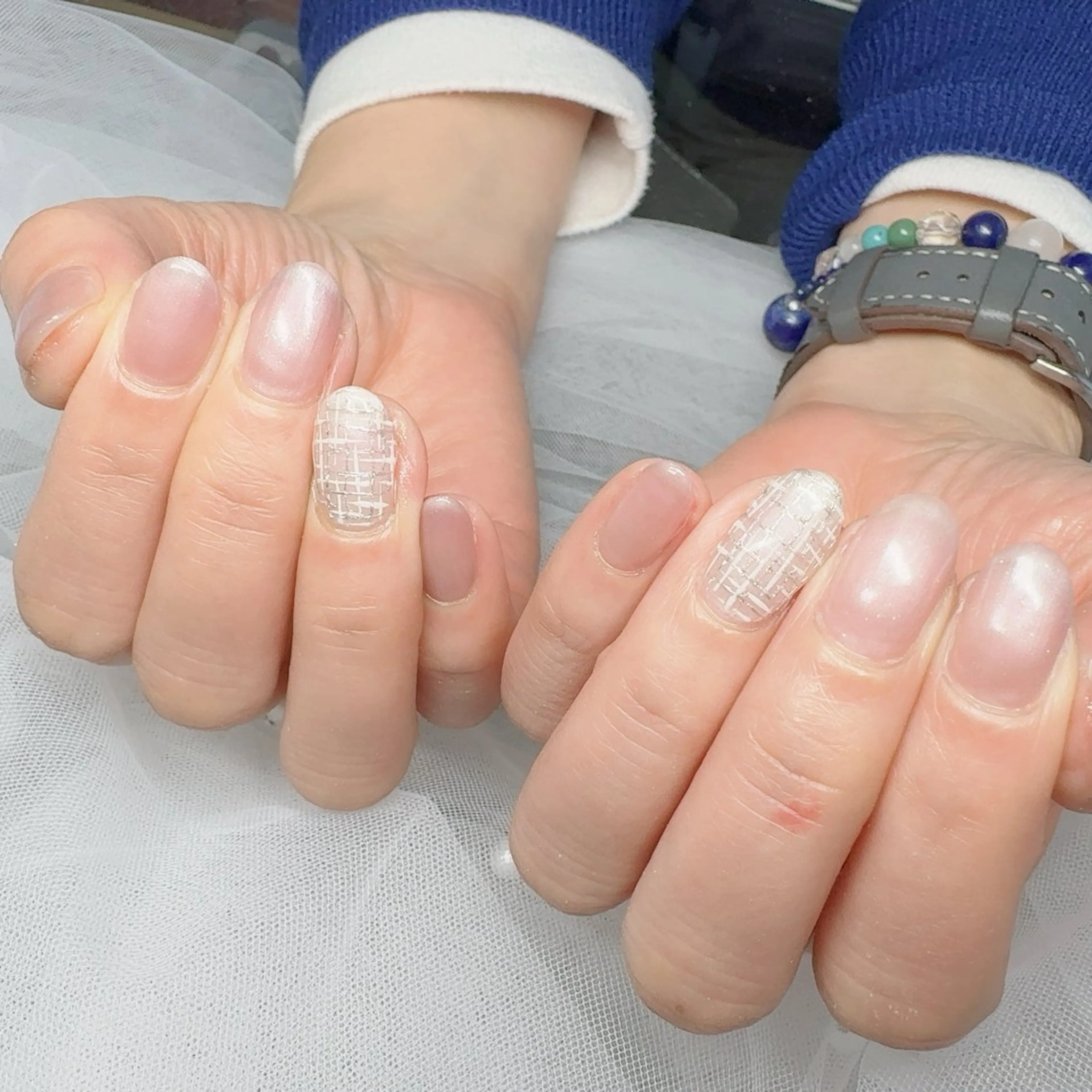 ネイル 長さ出し ジェルネイル 韓国ネイル ニュアンスネイル オフィスネイル ハンドネイル ハンドケア NailSpace 猫のいるネイルサロンのネイルデザイン