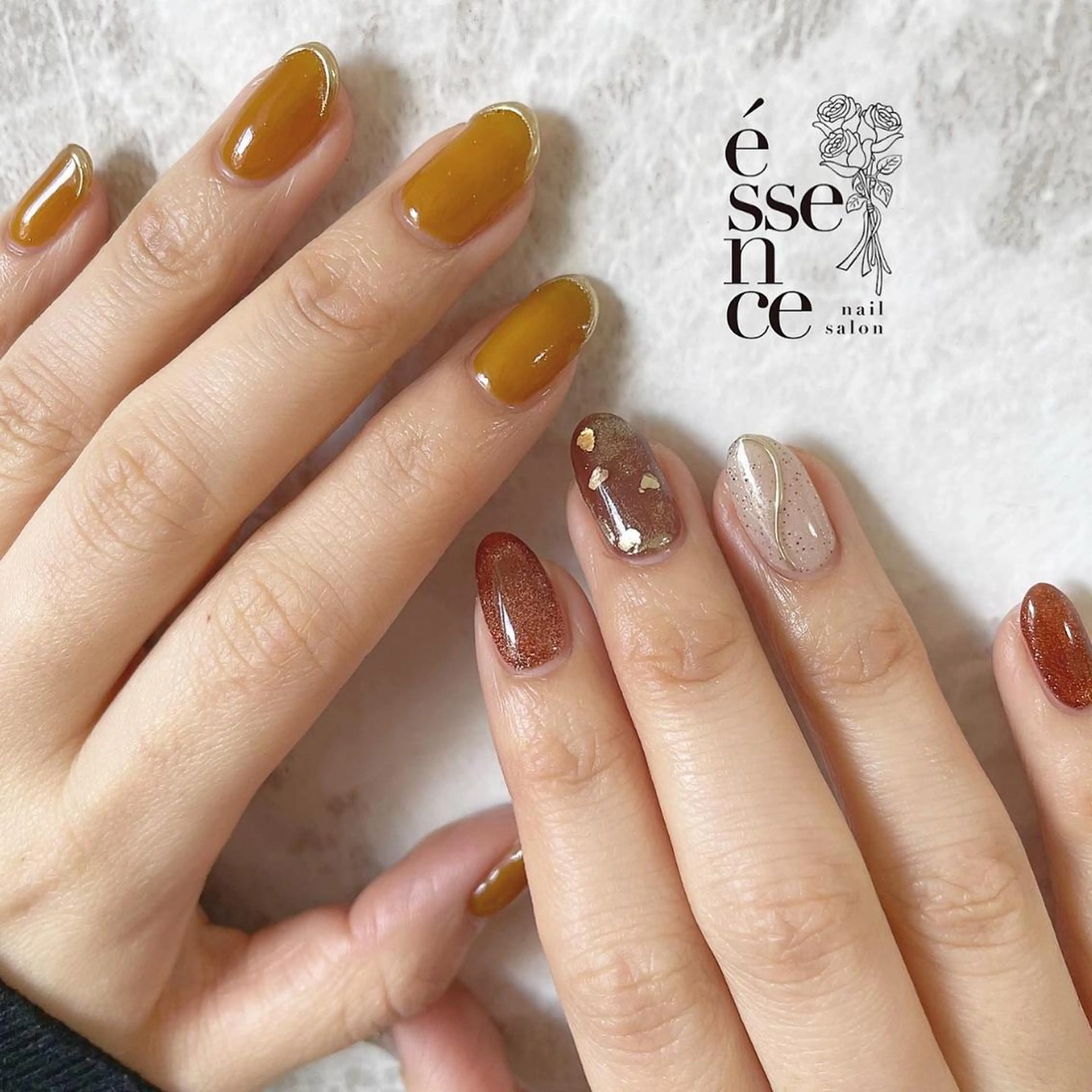 ネイル essence所属・pétit maakoのネイルデザイン