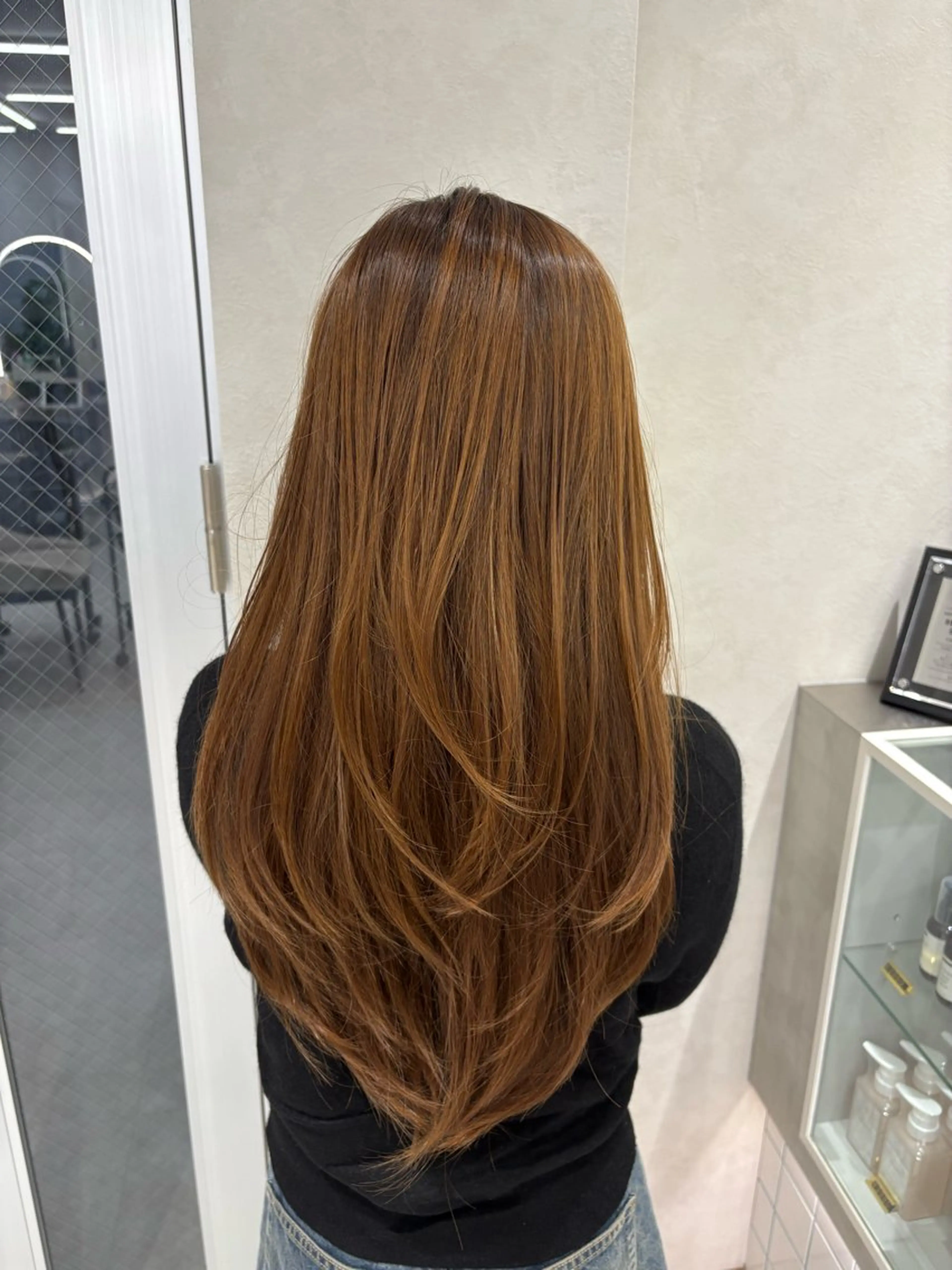 ロング ハッシュカット ハイレイヤー 韓国風ヘア レイヤーカット Yuta✂︎ 韓国レイヤー🪽のヘアスタイル