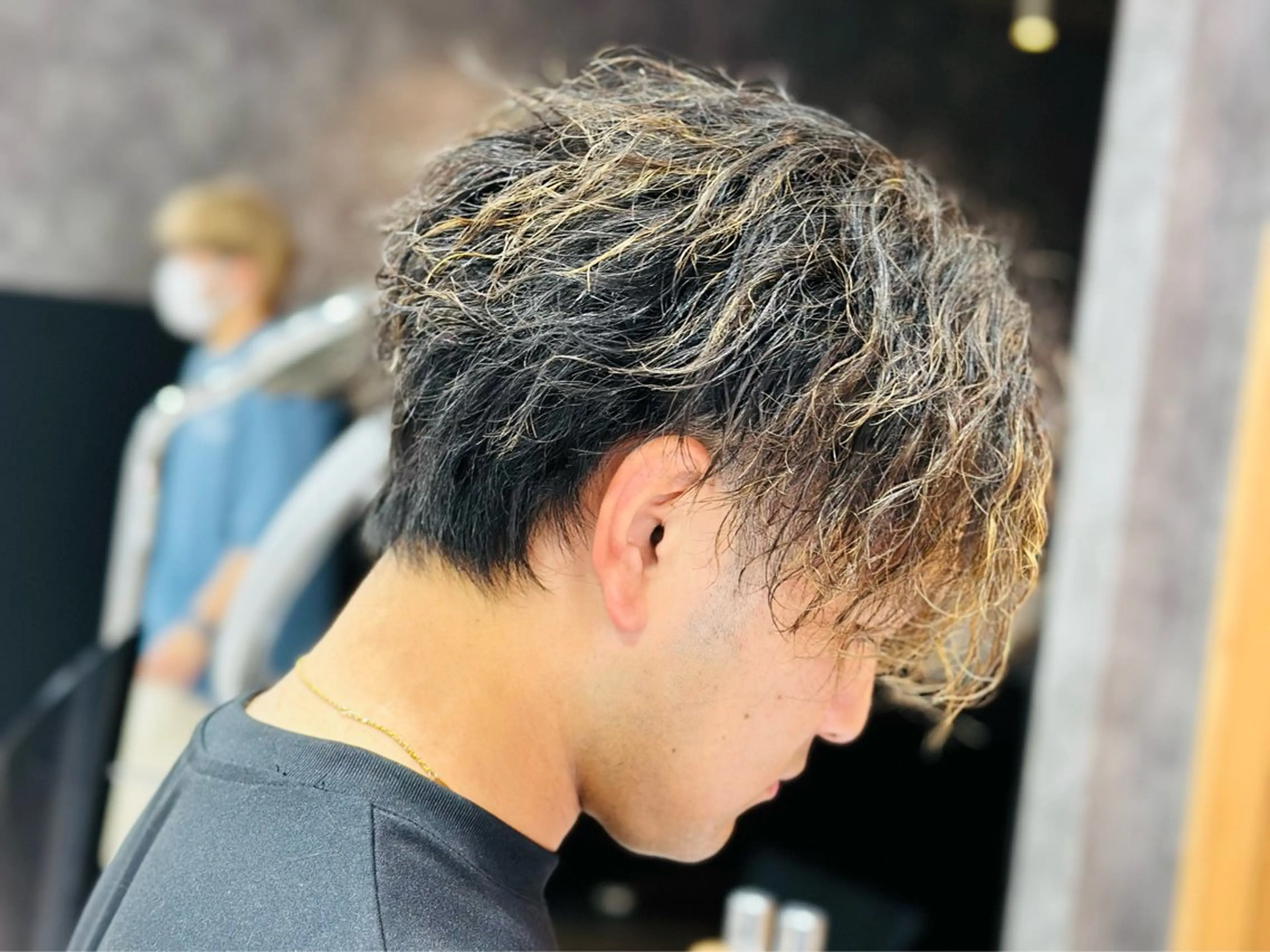 パーマ メンズ 井川 哲也のヘアスタイル