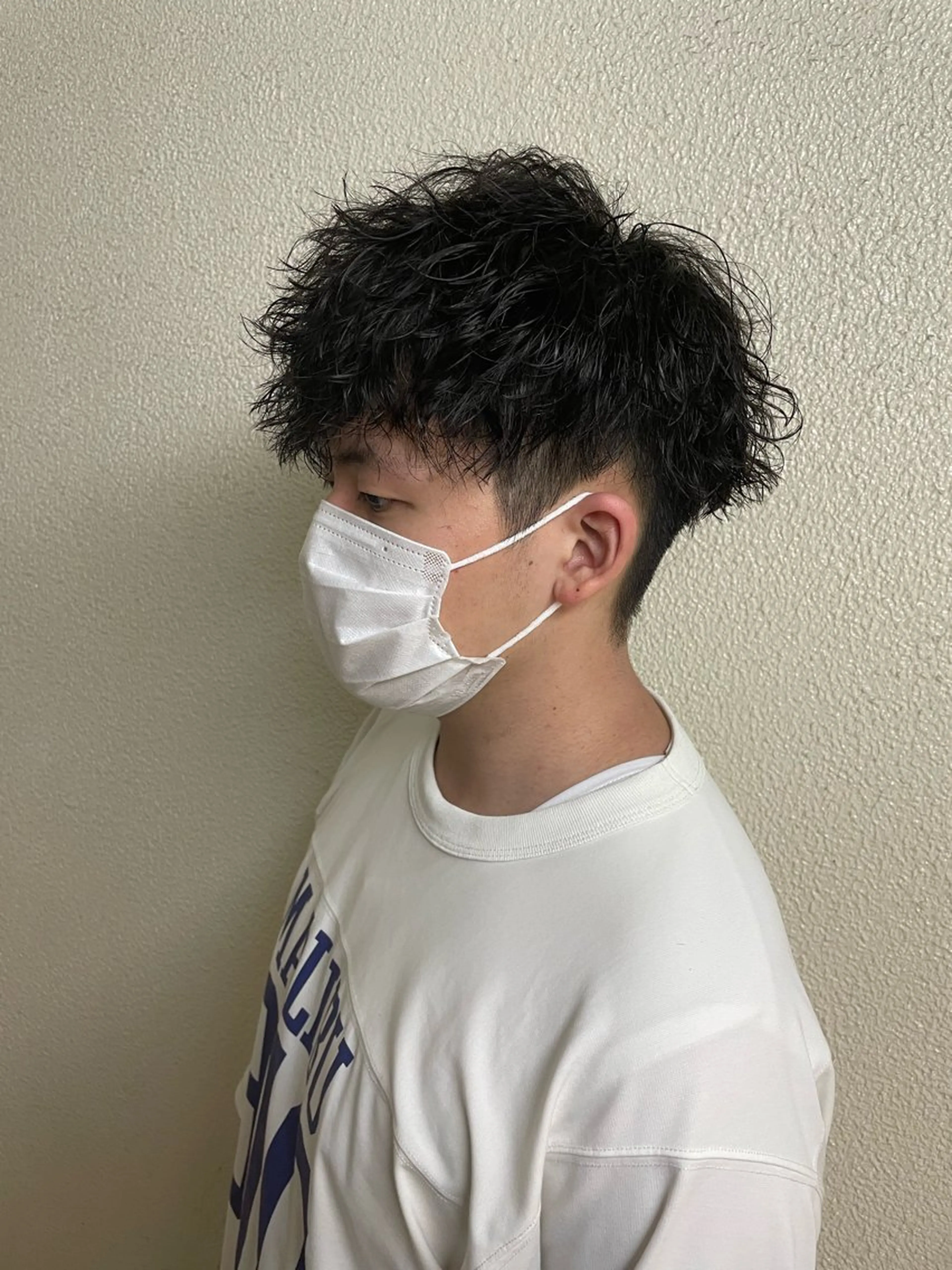 ショート パーマ メンズ カット パーマ 辻堂メンズ特化 メンズパーマ鈴木優哉のヘアスタイル