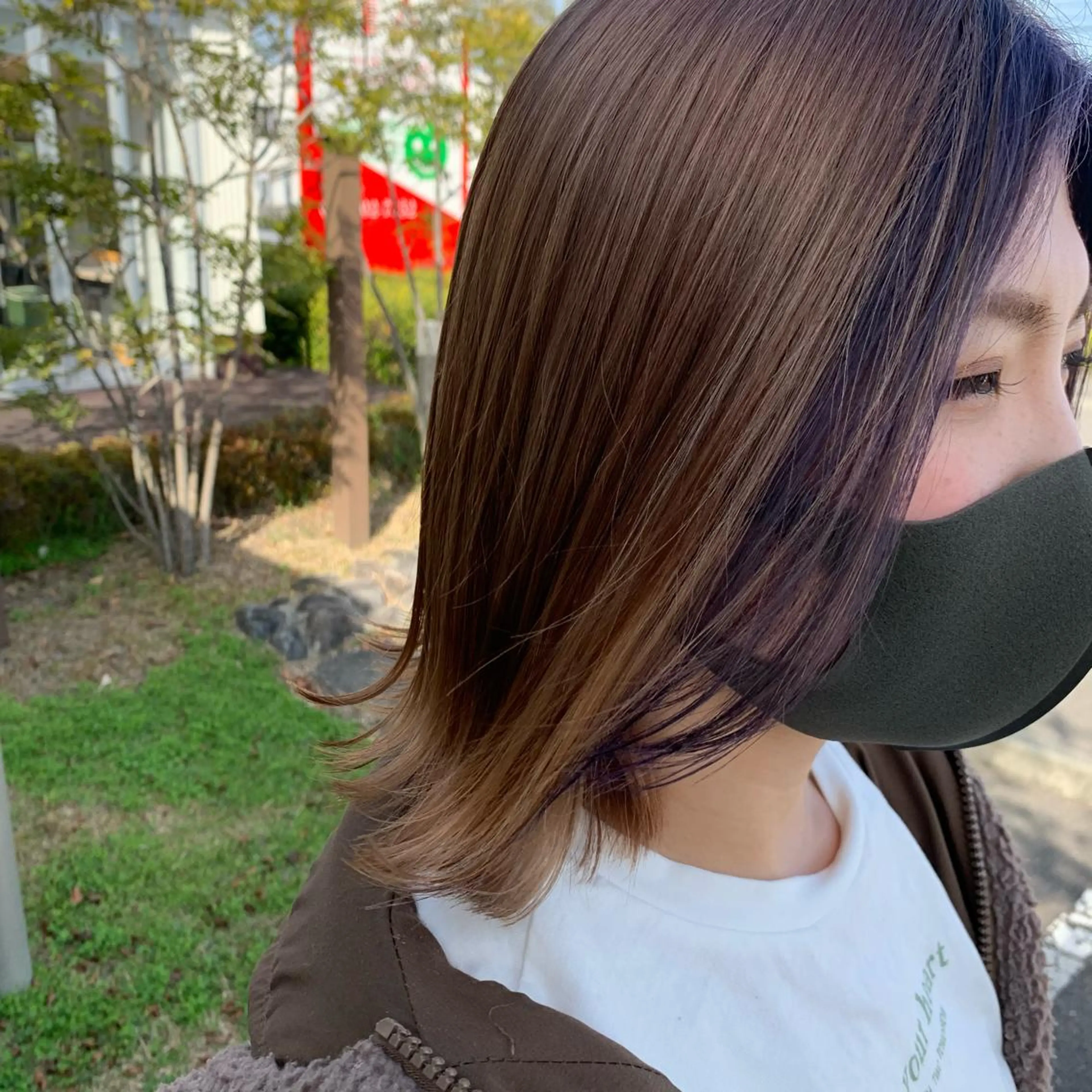 カラー ベージュカラー 畠山 華奈のヘアスタイル