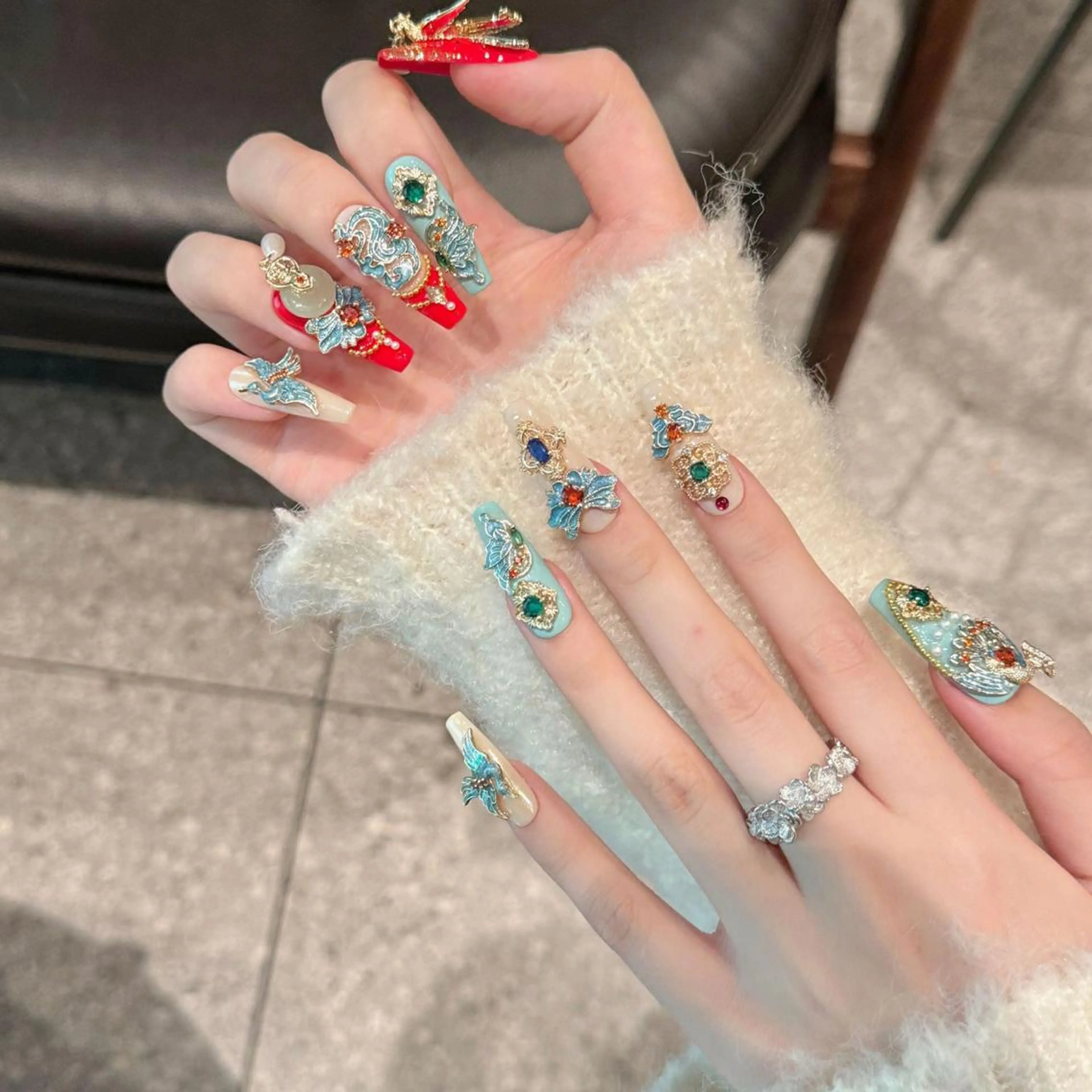 ネイル ジェルネイル スカルプネイル ネイルチップ KIMI 🐰のネイルデザイン